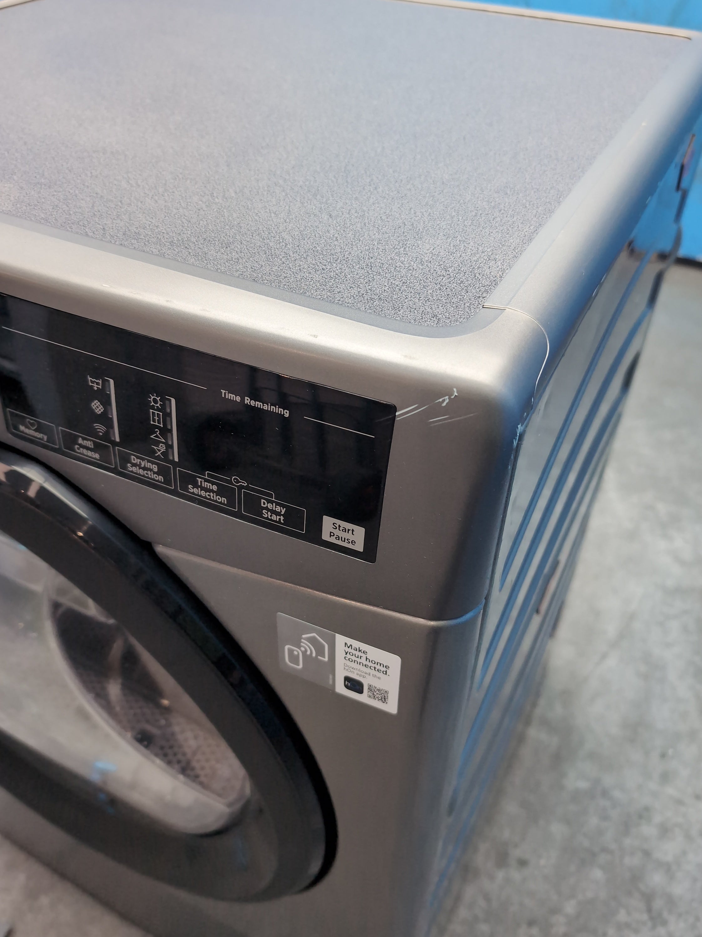 #GRC-163-688 - Hoover 10kg Condenser Tumble Dryer – WiFi Connected, Grey, B Energy Rating