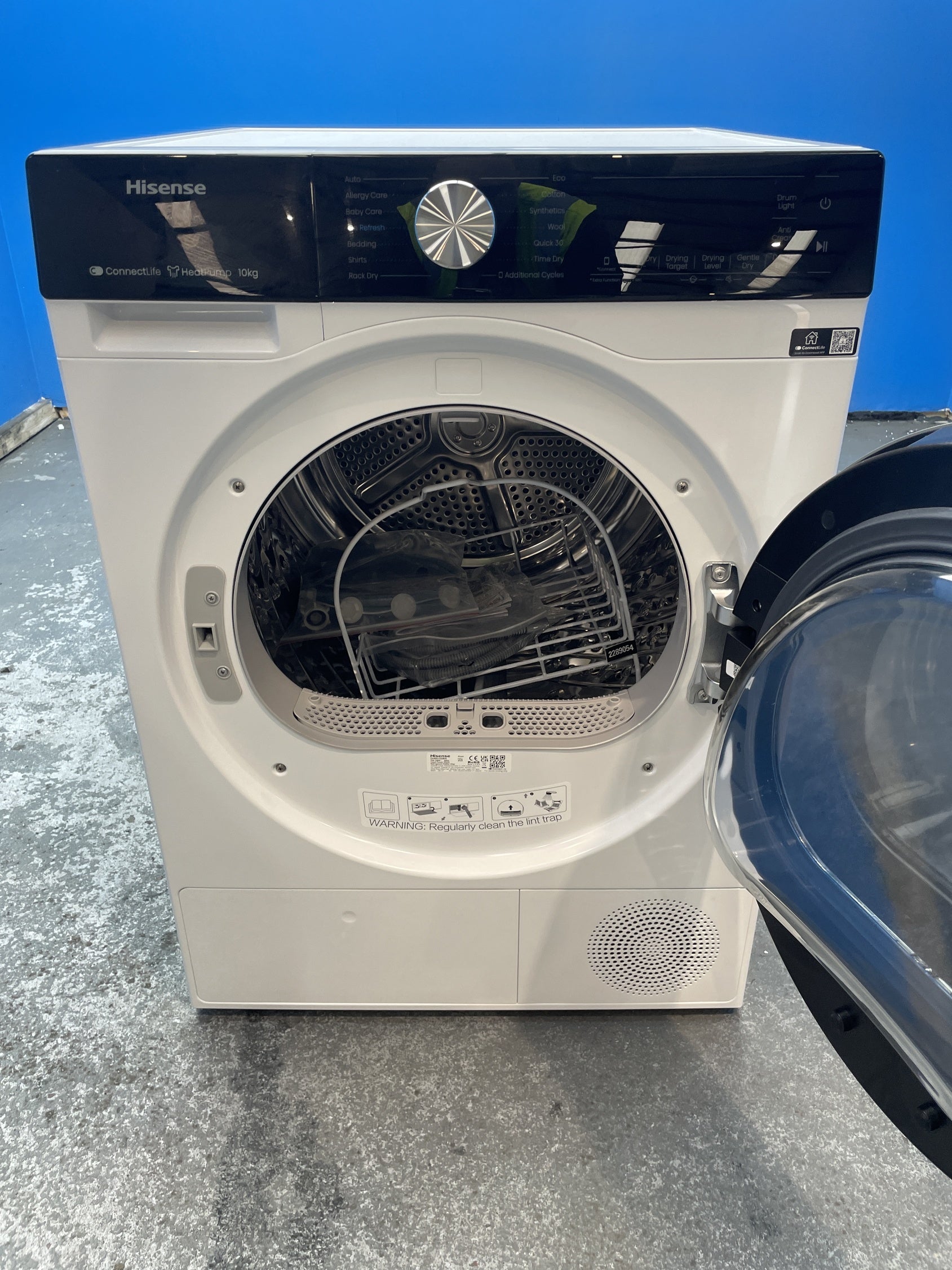 #GRC-136-298 - Hisense DH5S102BW 10kg Heat Pump Tumble Dryer