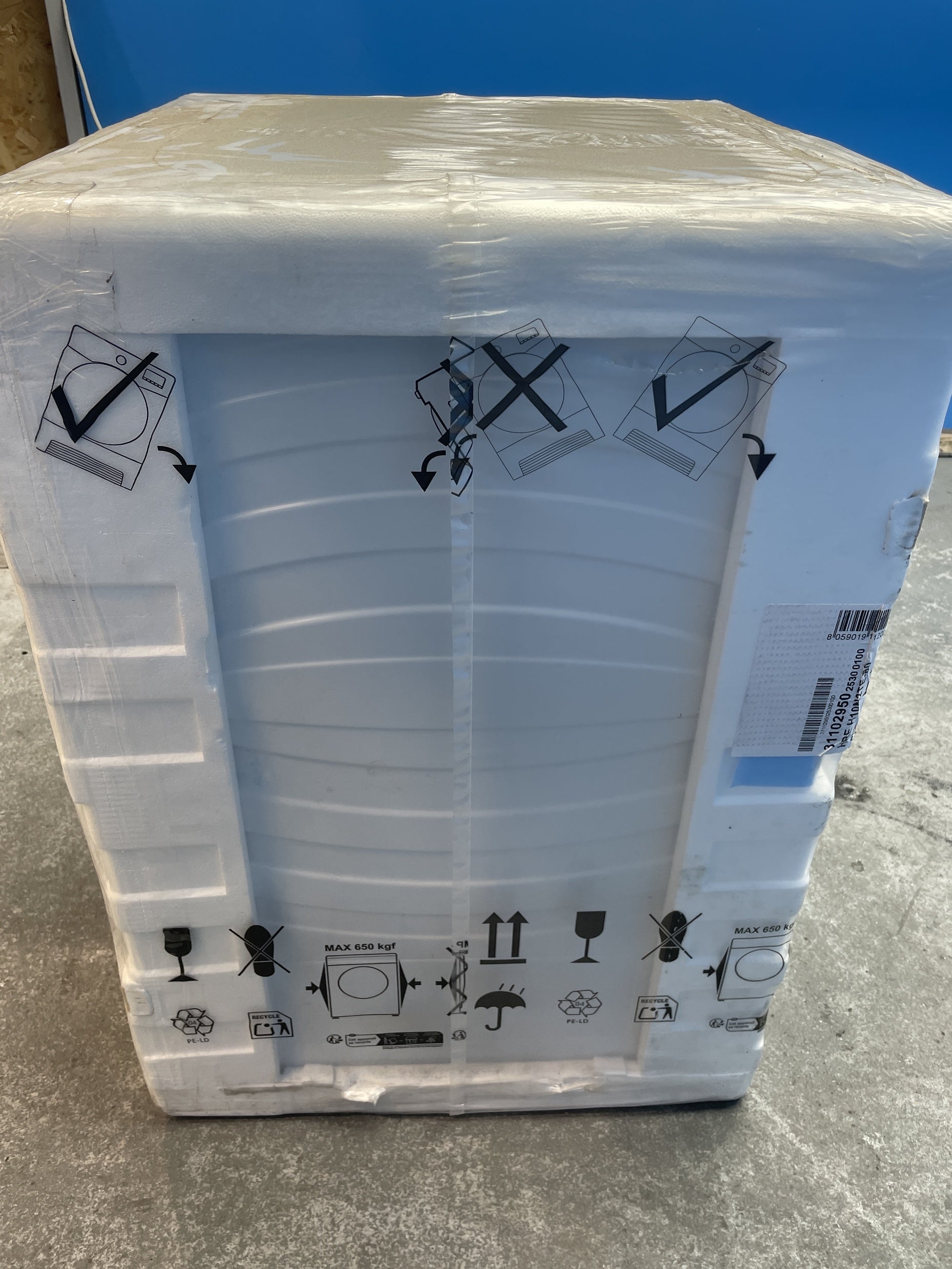 #GRC-155-859 - Hoover HRE H10N2TE-80 10kg Heat Pump Tumble Dryer