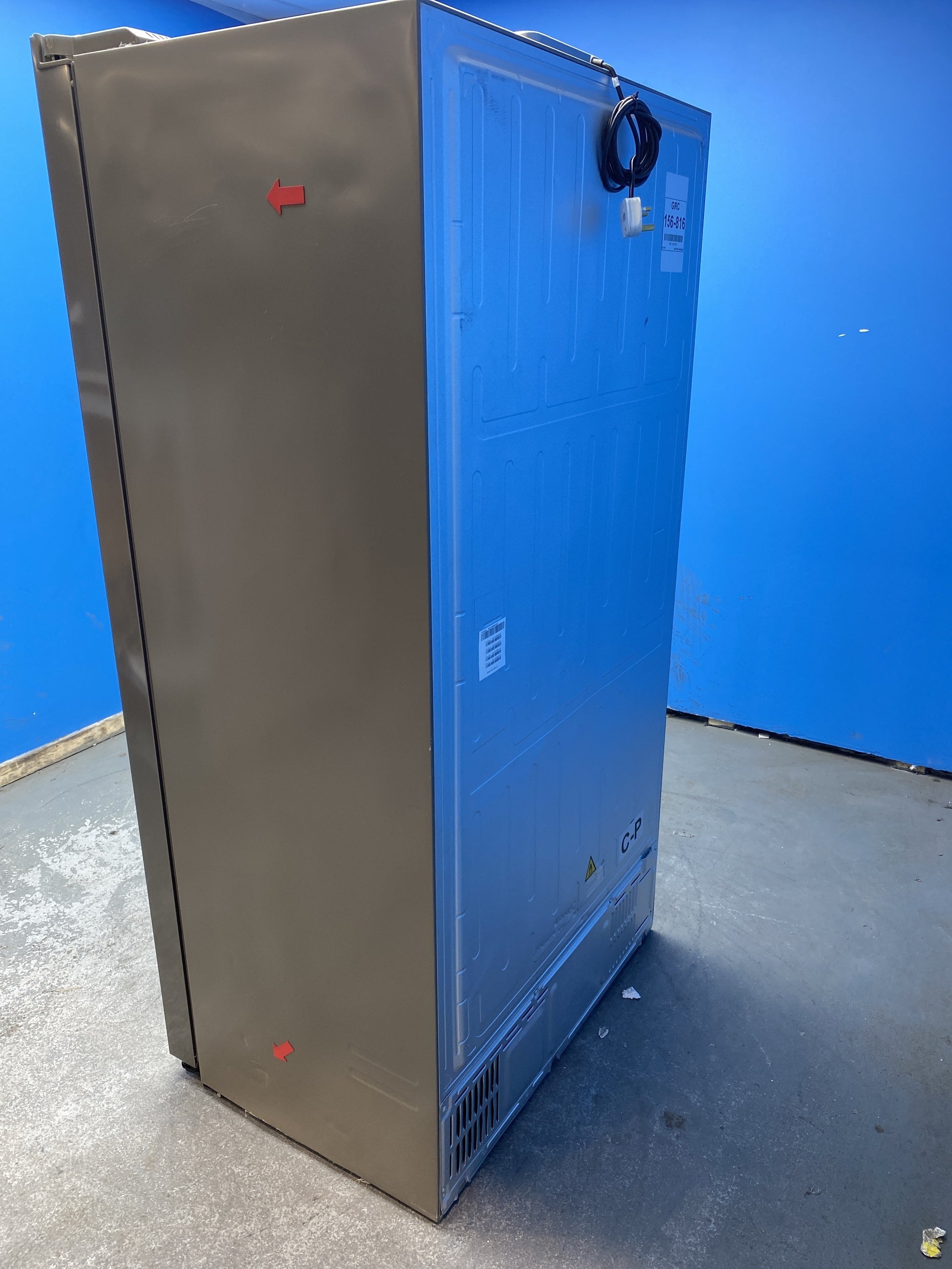 #GRC-156-816 - Hoover HHSWD918F1XK American Style Fridge Freezer