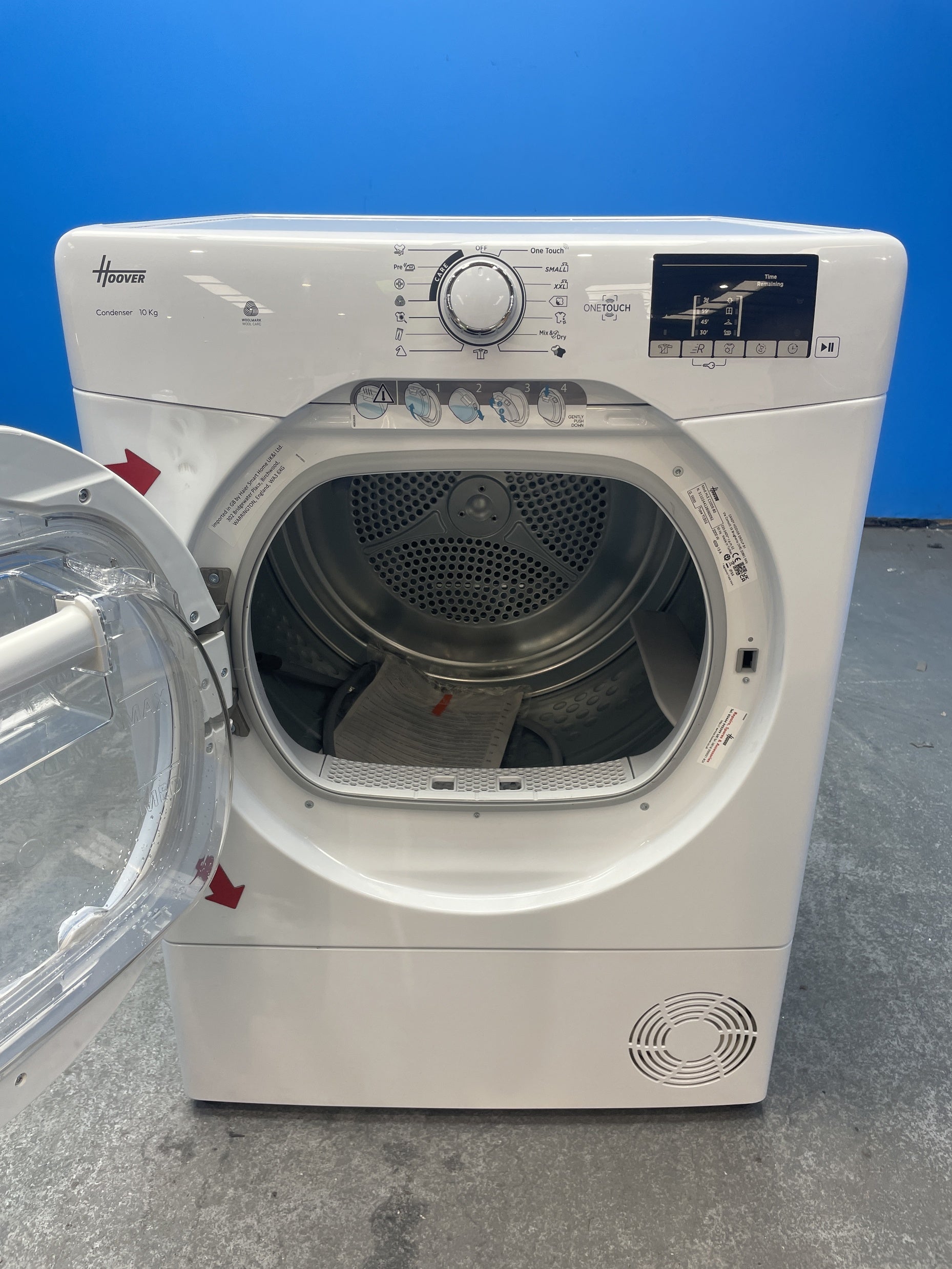 #GRC-158-667 - Hoover H-DRY 300 HLE C10DE-80 10kg Condenser Tumble Dryer