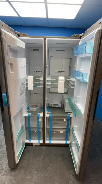 #GRC-163-433 - Haier American Style Fridge Freezer – 601L, Stainless Steel