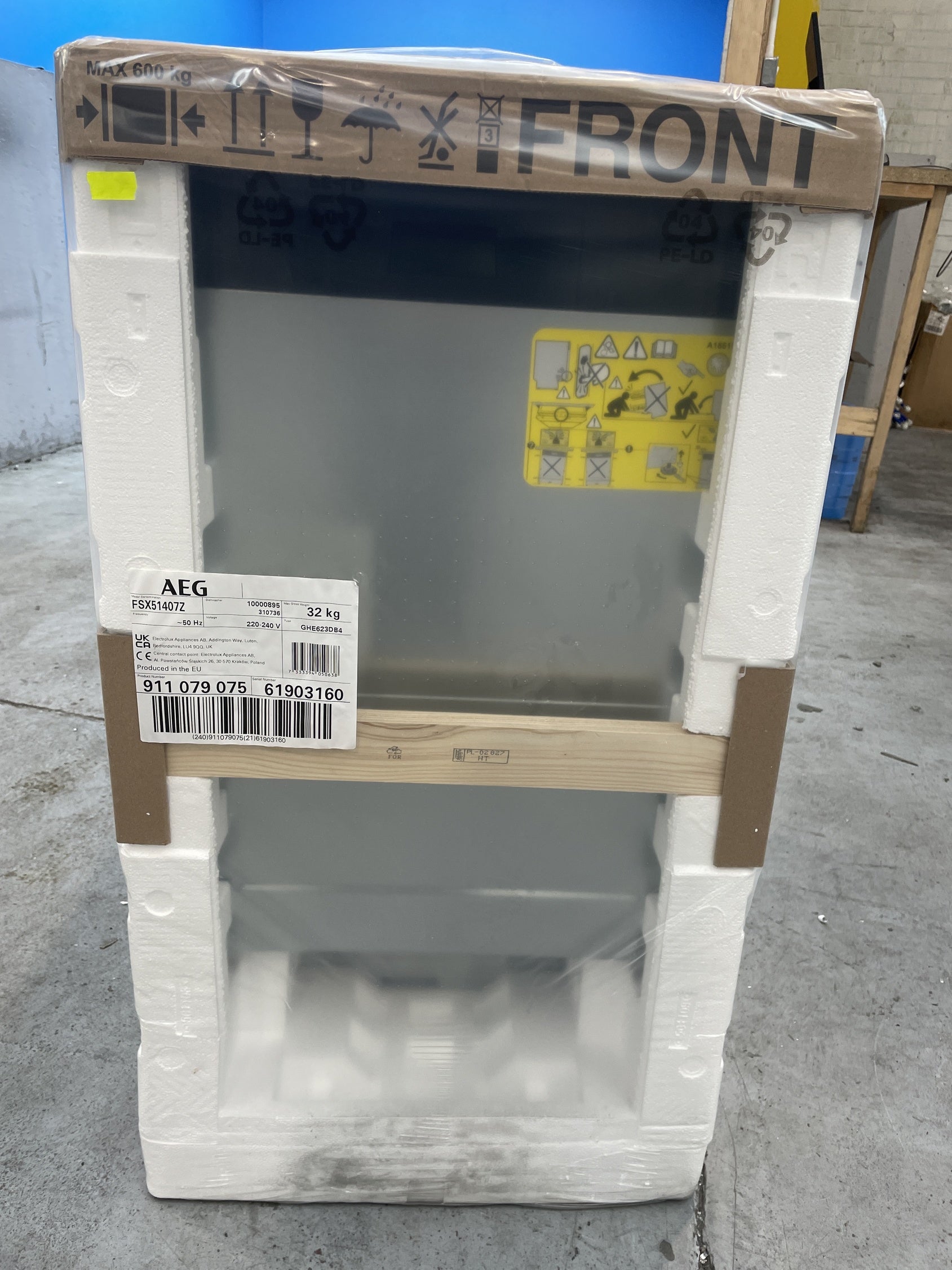 #GRC-158-218 - AEG FSX51407Z Slimline Integrated Dishwasher with AirDry