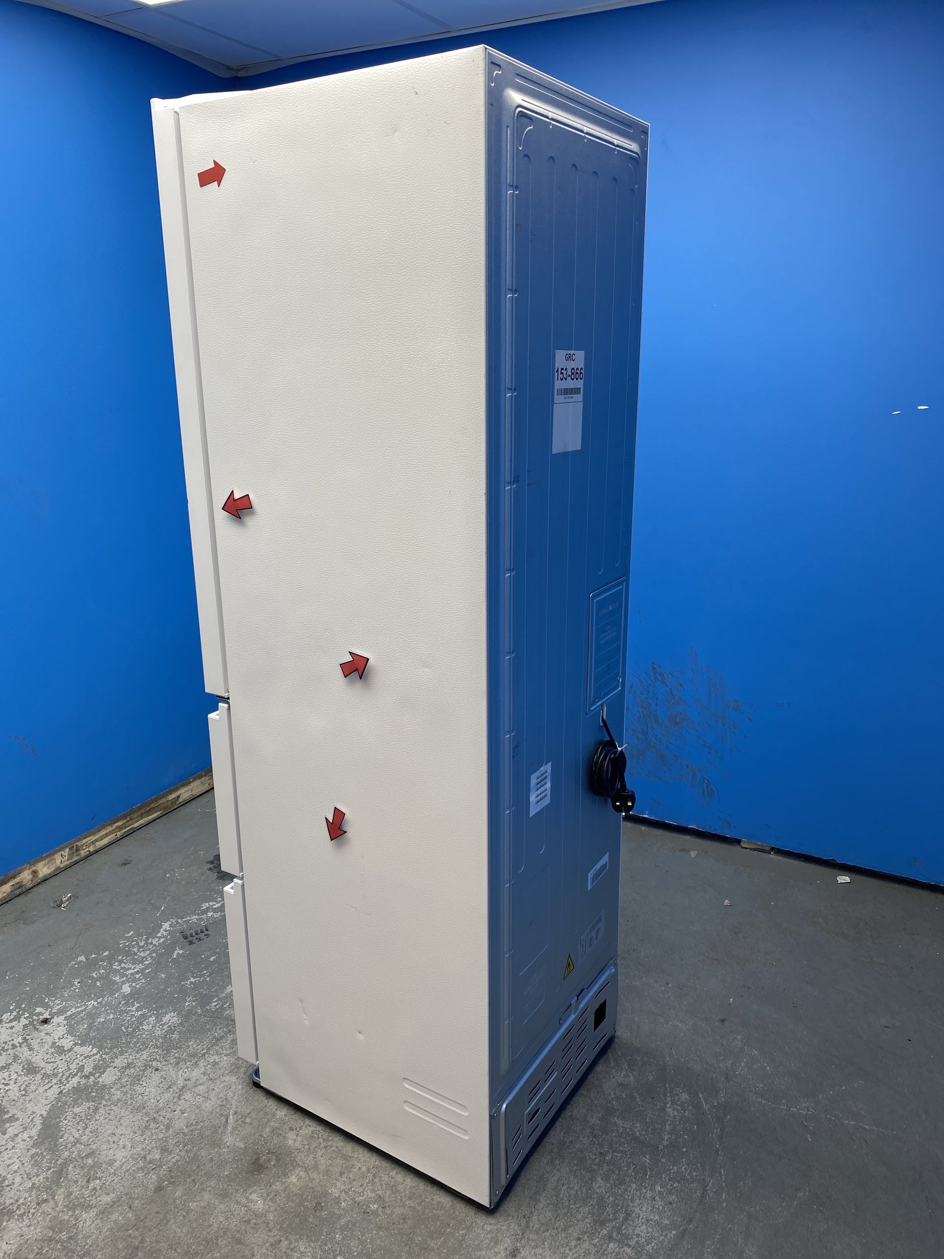 #GRC-153-866 - Haier 3D 55 Series 3 HTR3518ENMWK 60/40 Fridge Freezer