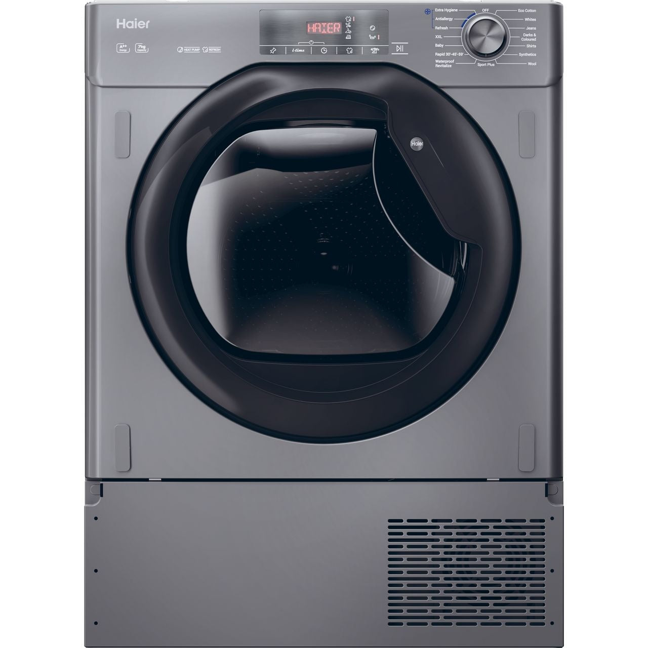 Haier HDB4 H7A2TBERX80 Integrated 7kg Heat Pump Tumble Dryer – Renew 2 U