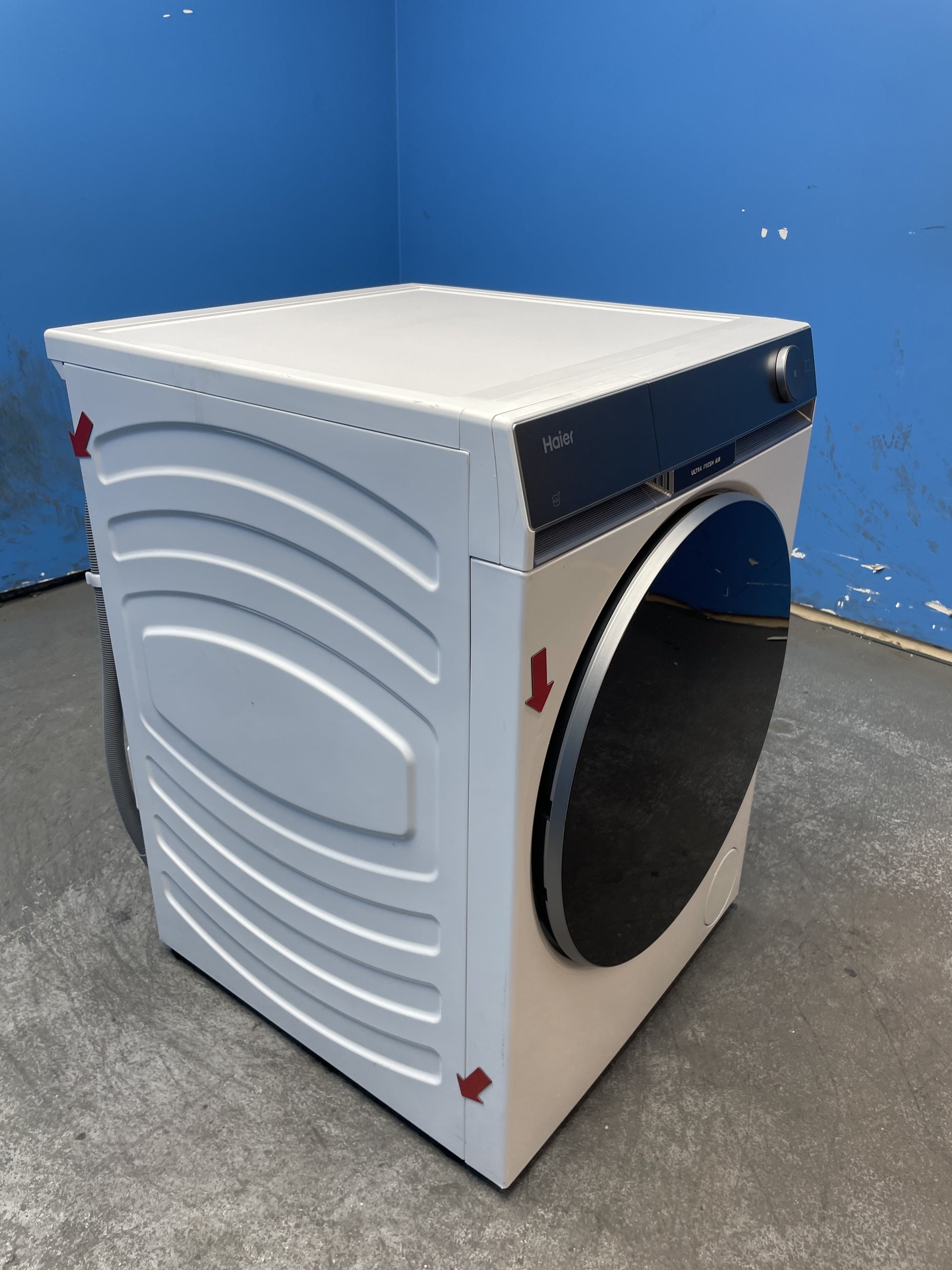 #GRC-163-862 - Haier 12kg 1400rpm Washing Machine – Direct Motion Motor, White
