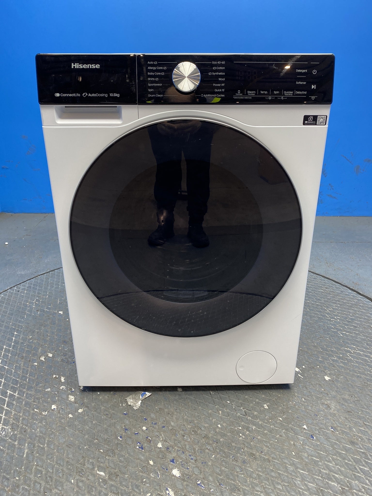 Hisense WF5S1045BW 10.5kg 1400 Spin Washing Machine