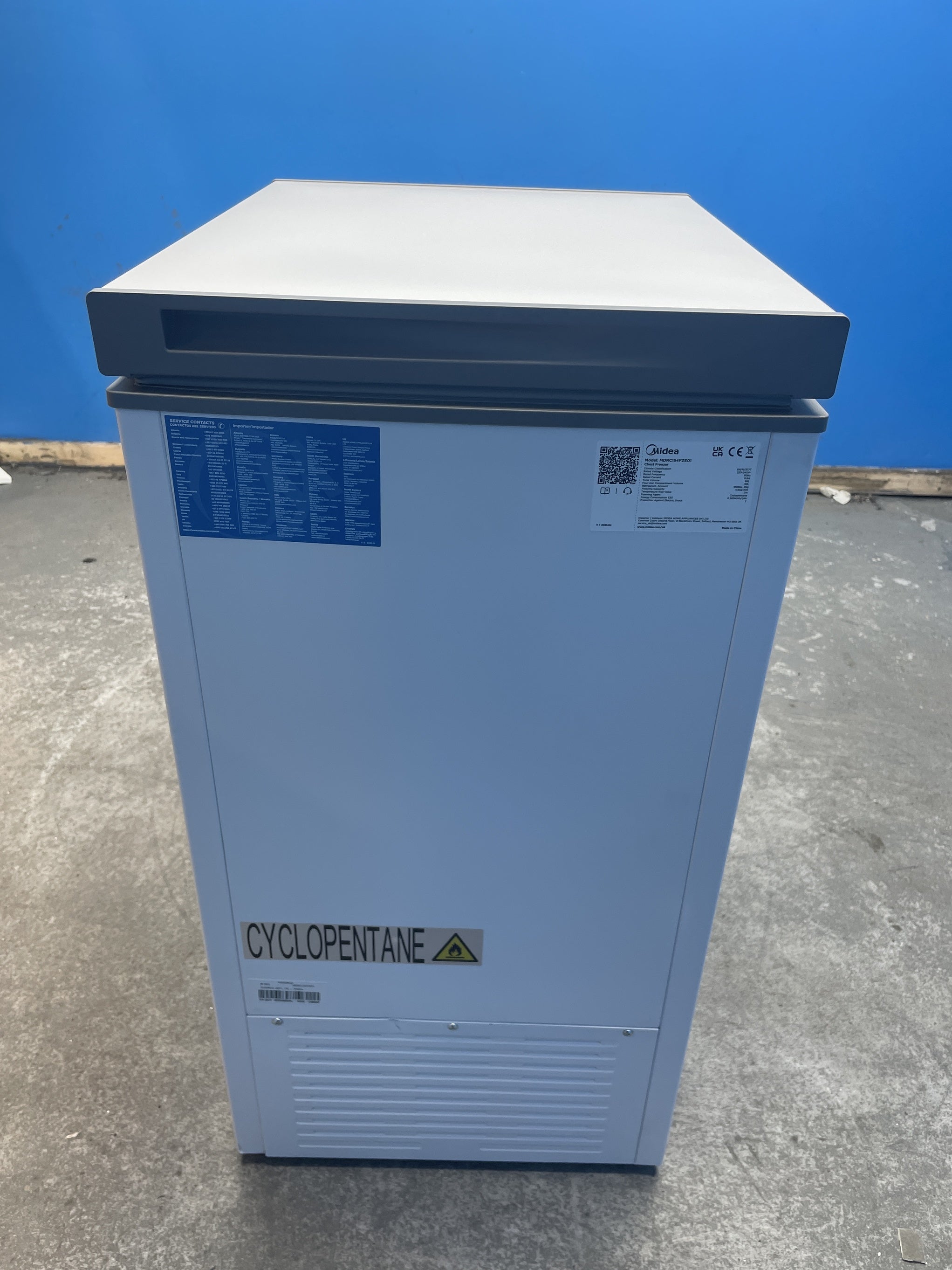 #GRC-158-799 - Midea MDRC154FZE01 99 Litre Convertible Fridge or Chest Freezer