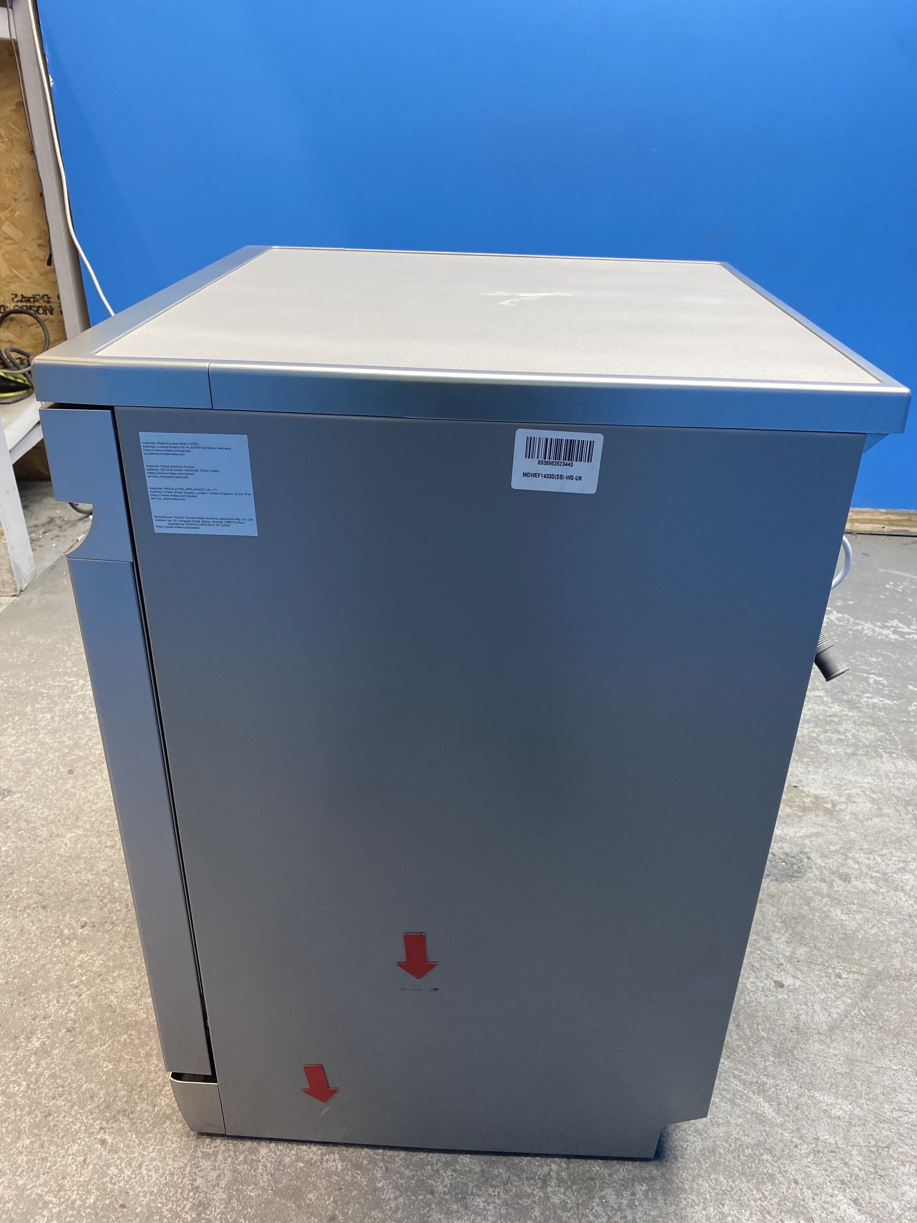 #GRC-158-785 - Midea MDWEF1433D 14 Place Full Size Dishwasher in Silver