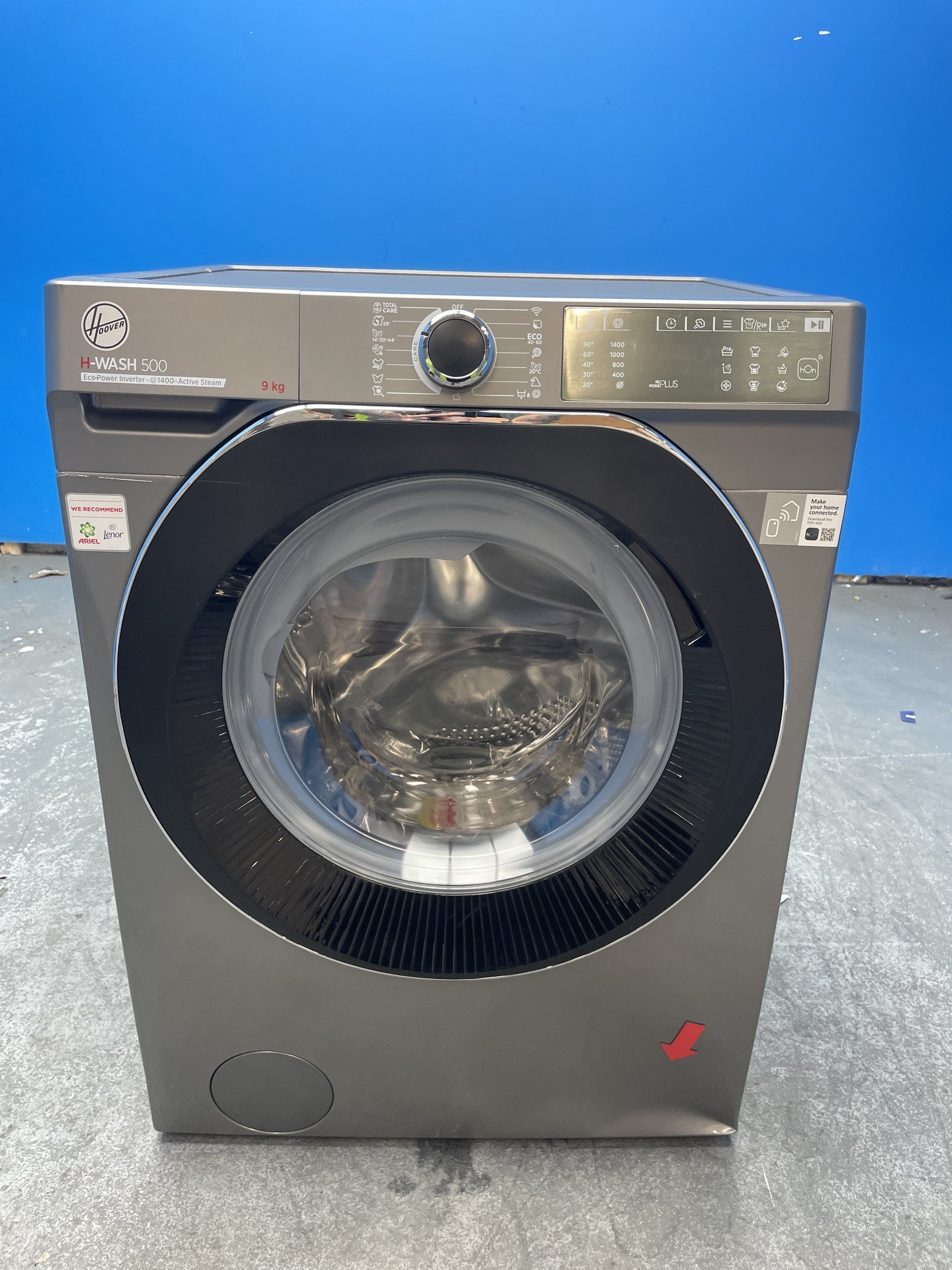 #GRC-158-977 - Hoover HWB49AMBCR 9kg 1400 Spin Washing Machine