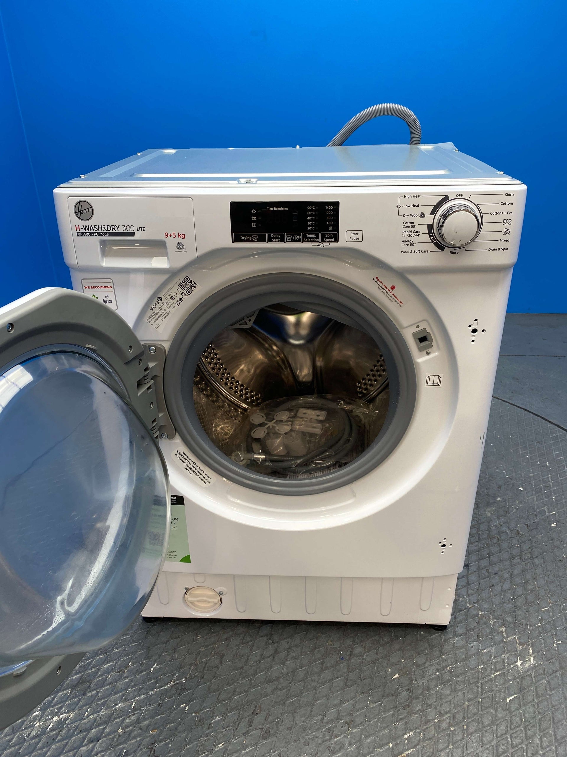 Hoover HBD495D1E Integrated 9/5kg 1400 Spin Washer Dryer