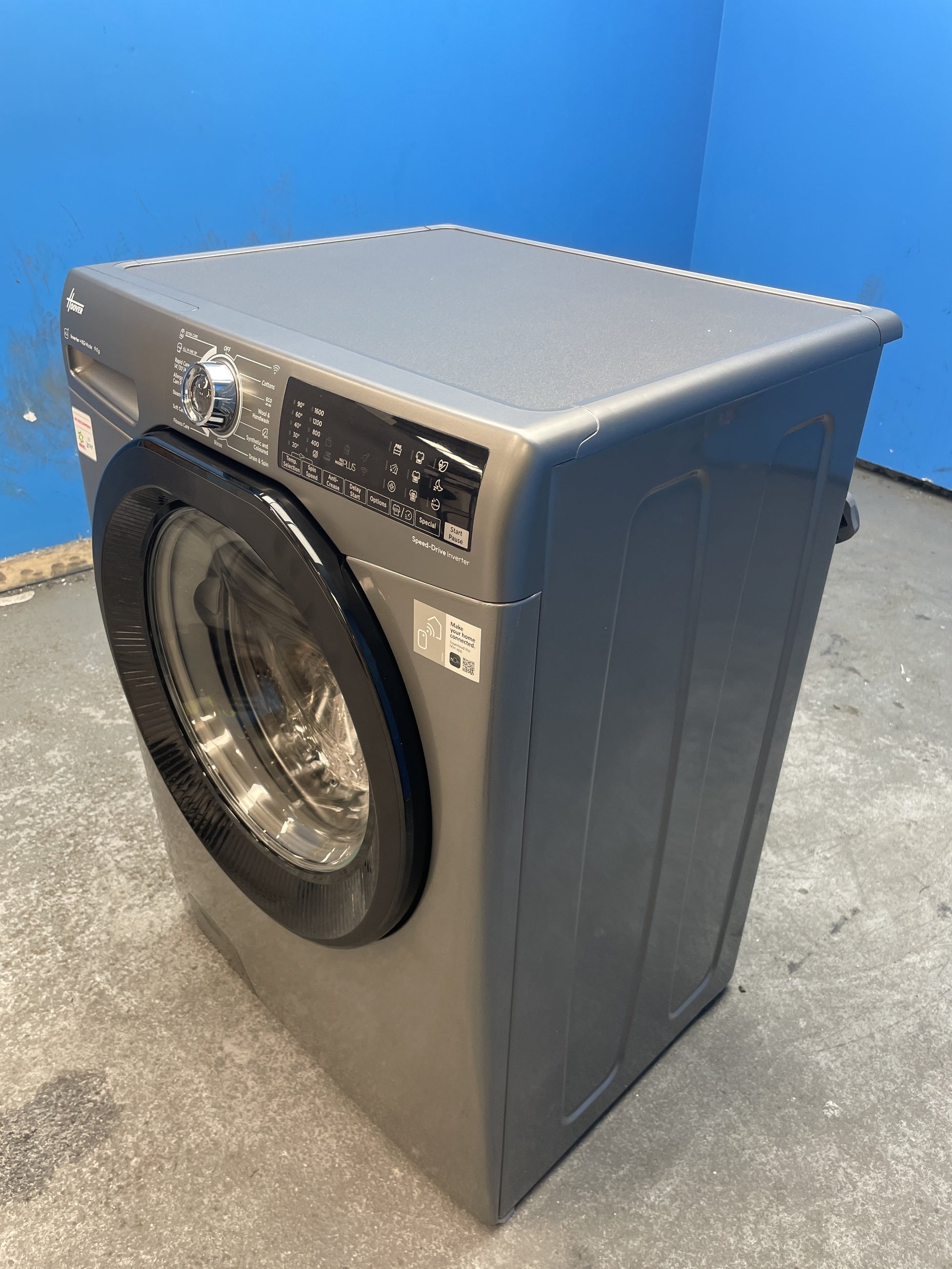 #GRC-159-512 - Hoover H-WASH 350 H3WPS696TMBR6 9kg 1600rpm Washing Machine