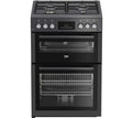 Beko Pro FDG6271CA 60cm Gas Double Oven Freestanding Cooker - Renew 2 U