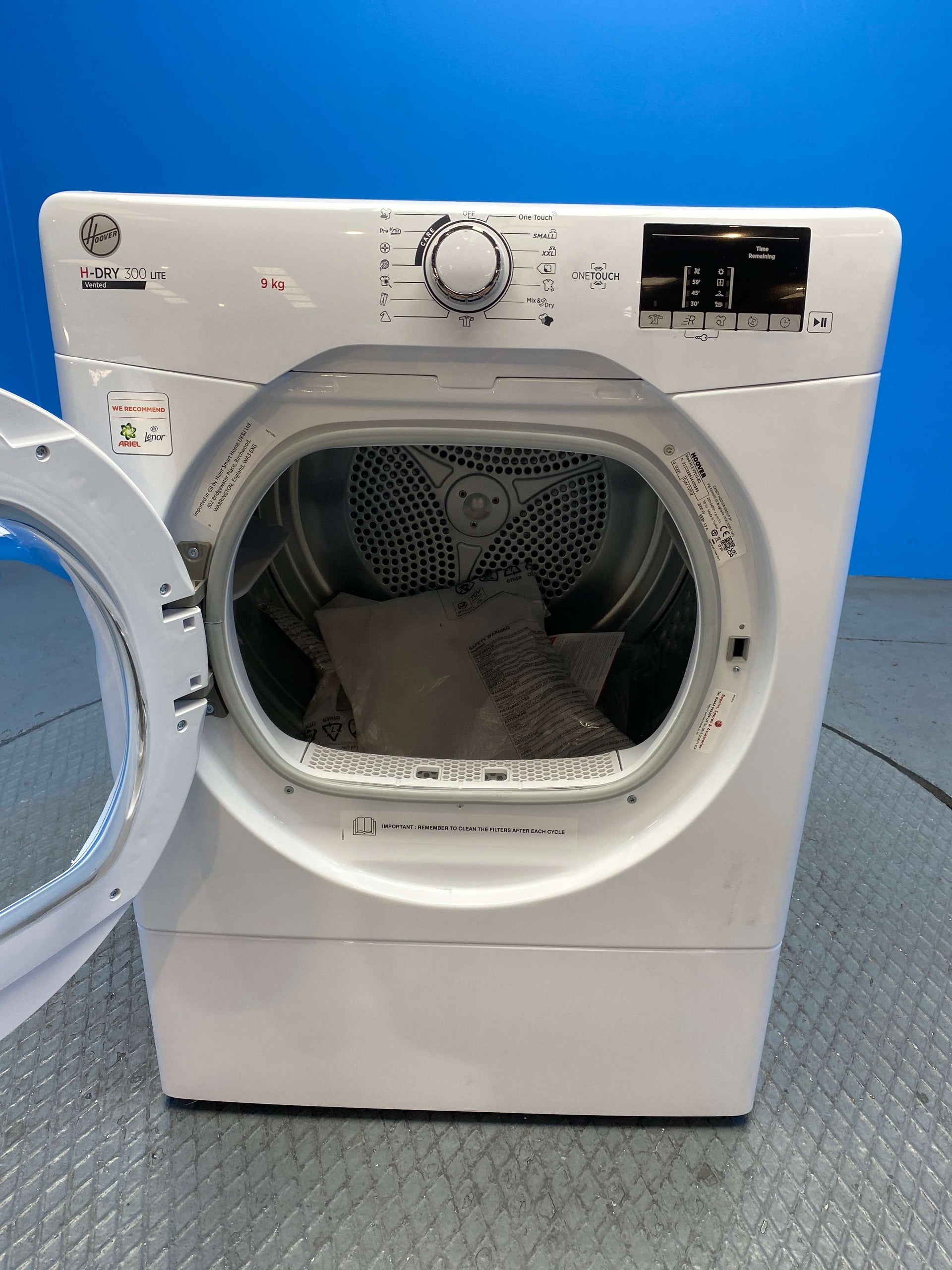 Hoover HLEV9DG 9kg Vented Tumble Dryer
