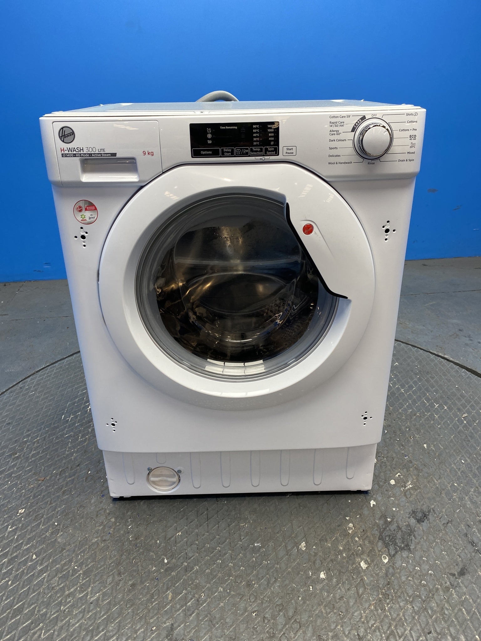 Hoover HBWS49D1W4 Integrated 9kg 1400 Spin Washing Machine