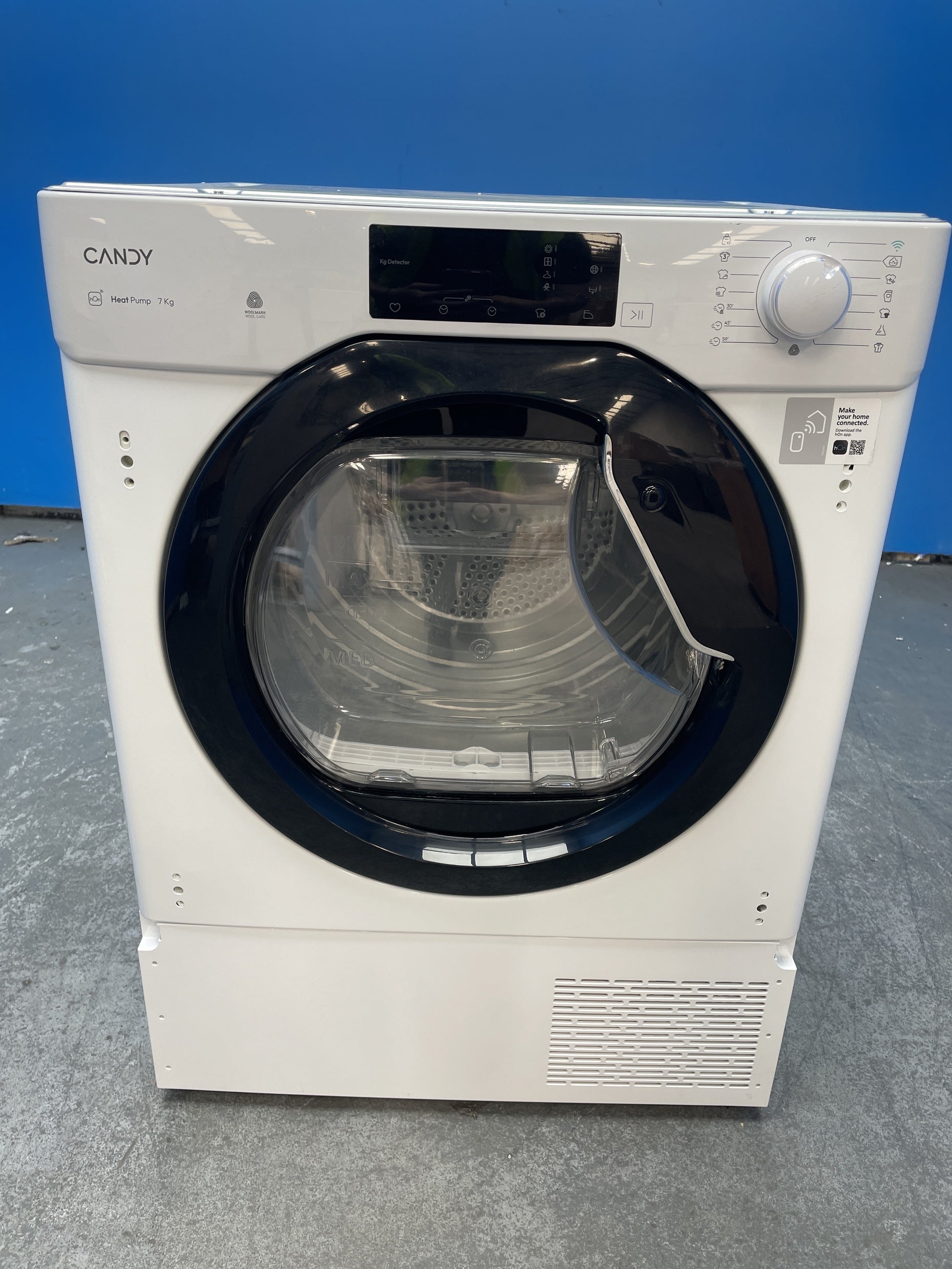 #GRC-159-564 - Candy BCTD H7A1TBE-80 Integrated Smart Heat Pump Tumble Dryer