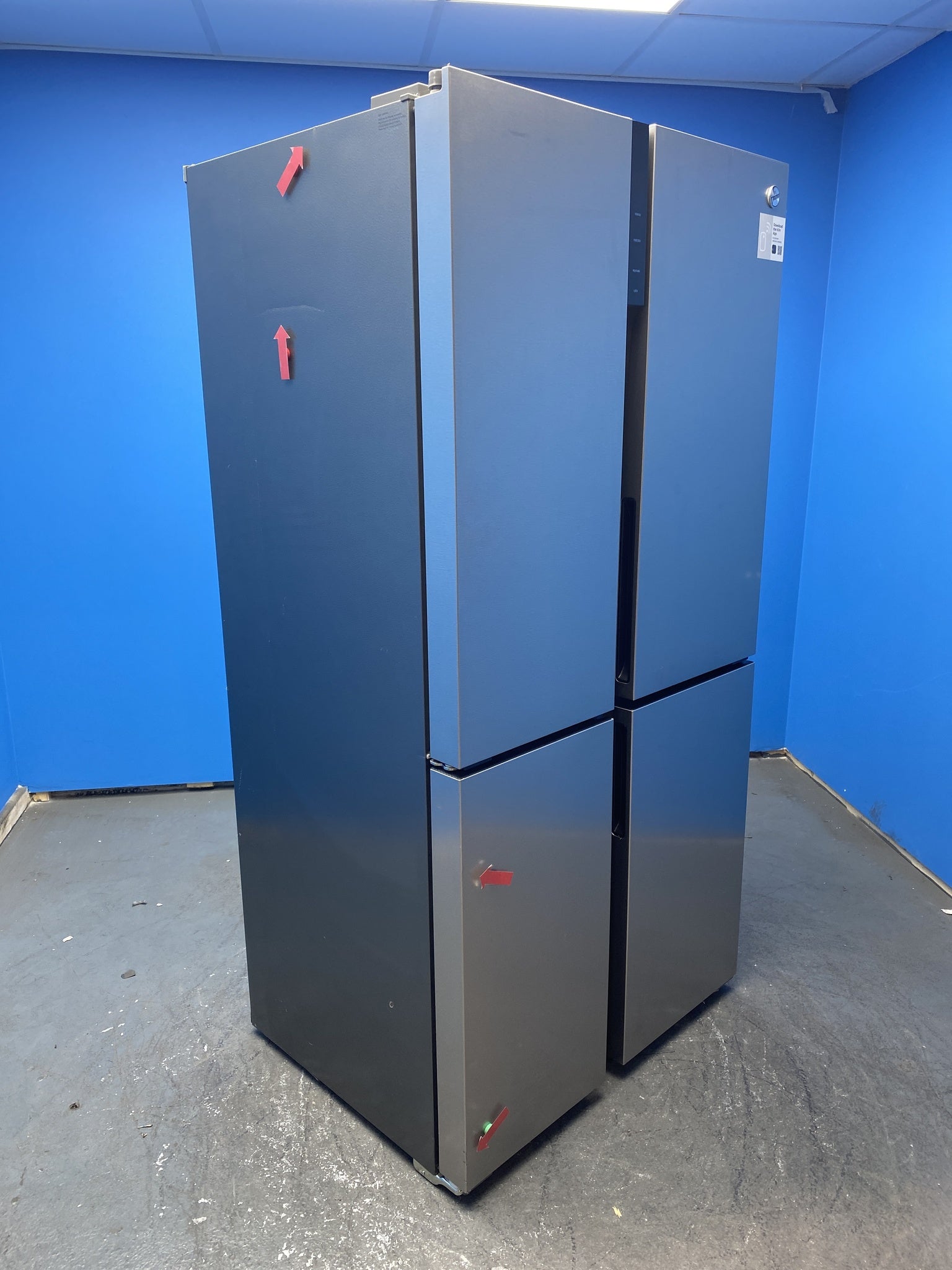 Hoover HSC918ENXK 567L No Frost American Style Fridge Freezer