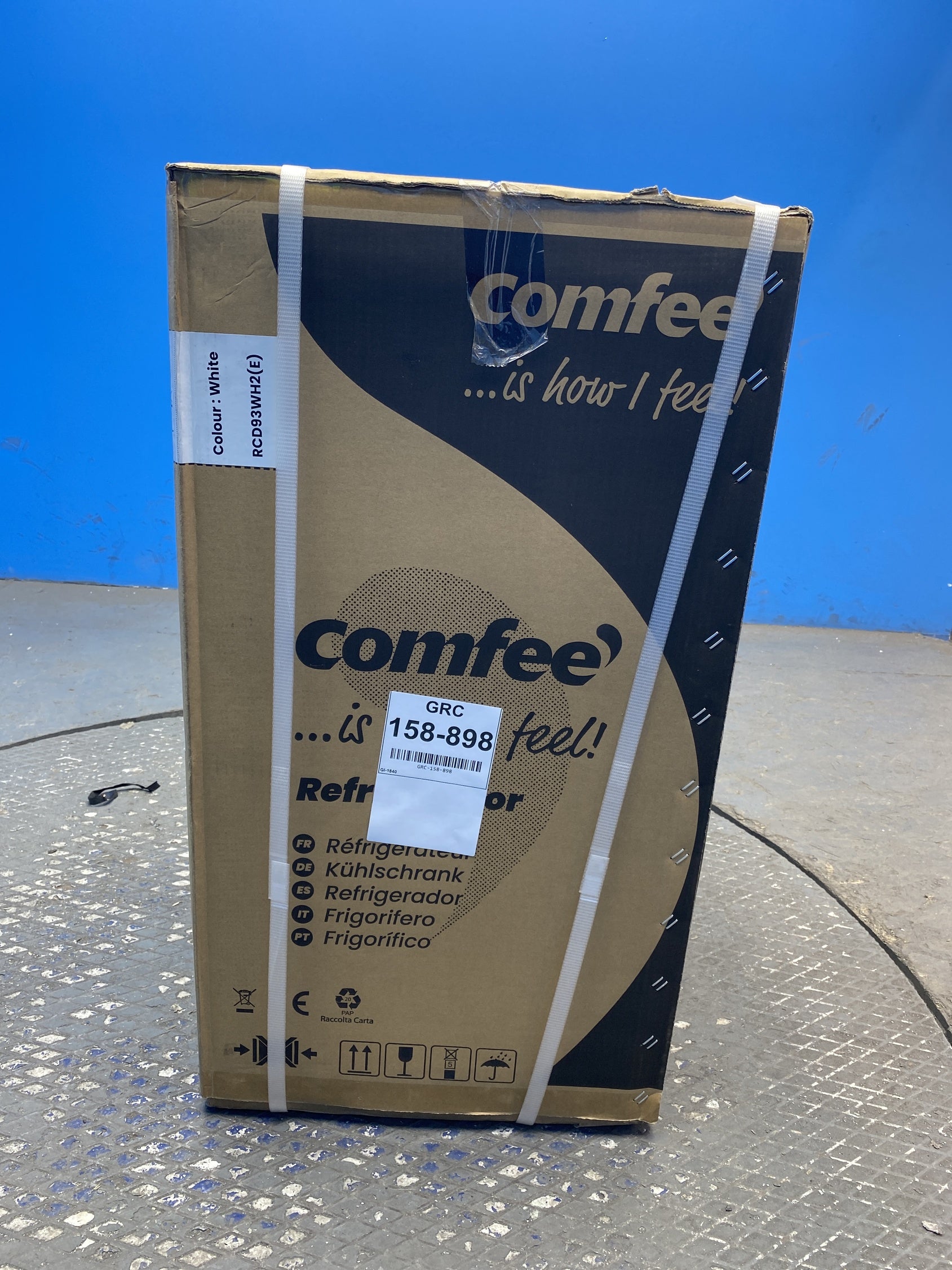 #GRC-158-898 - Comfee RCD93WH2(E) Under Counter Fridge with Cooler Box