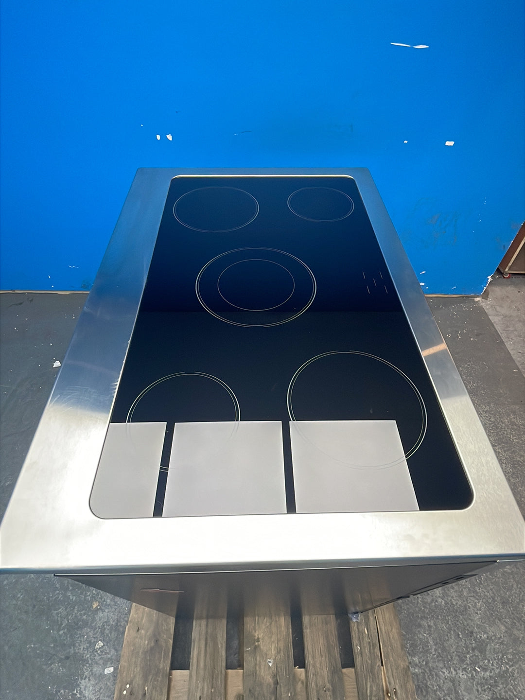 #GRC-164-318 - Belling Cookcentre 90E 90cm Electric Range Cooker – 174L Capacity, 5 Zone Ceramic Hob, AirFry Function, Stainless Steel