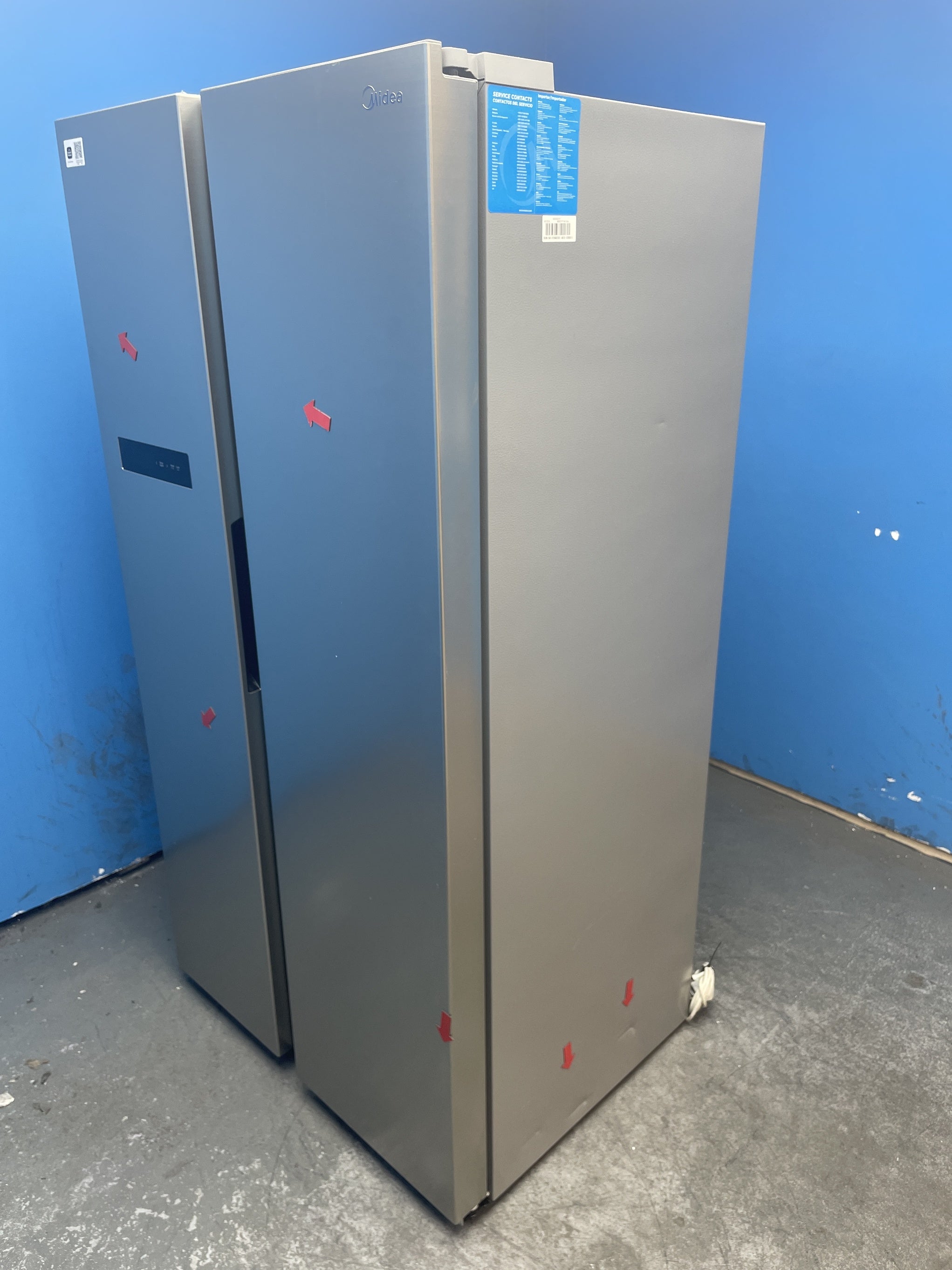 #GRC-158-798 - Midea MDRS791MIC46 592L No Frost American Fridge Freezer