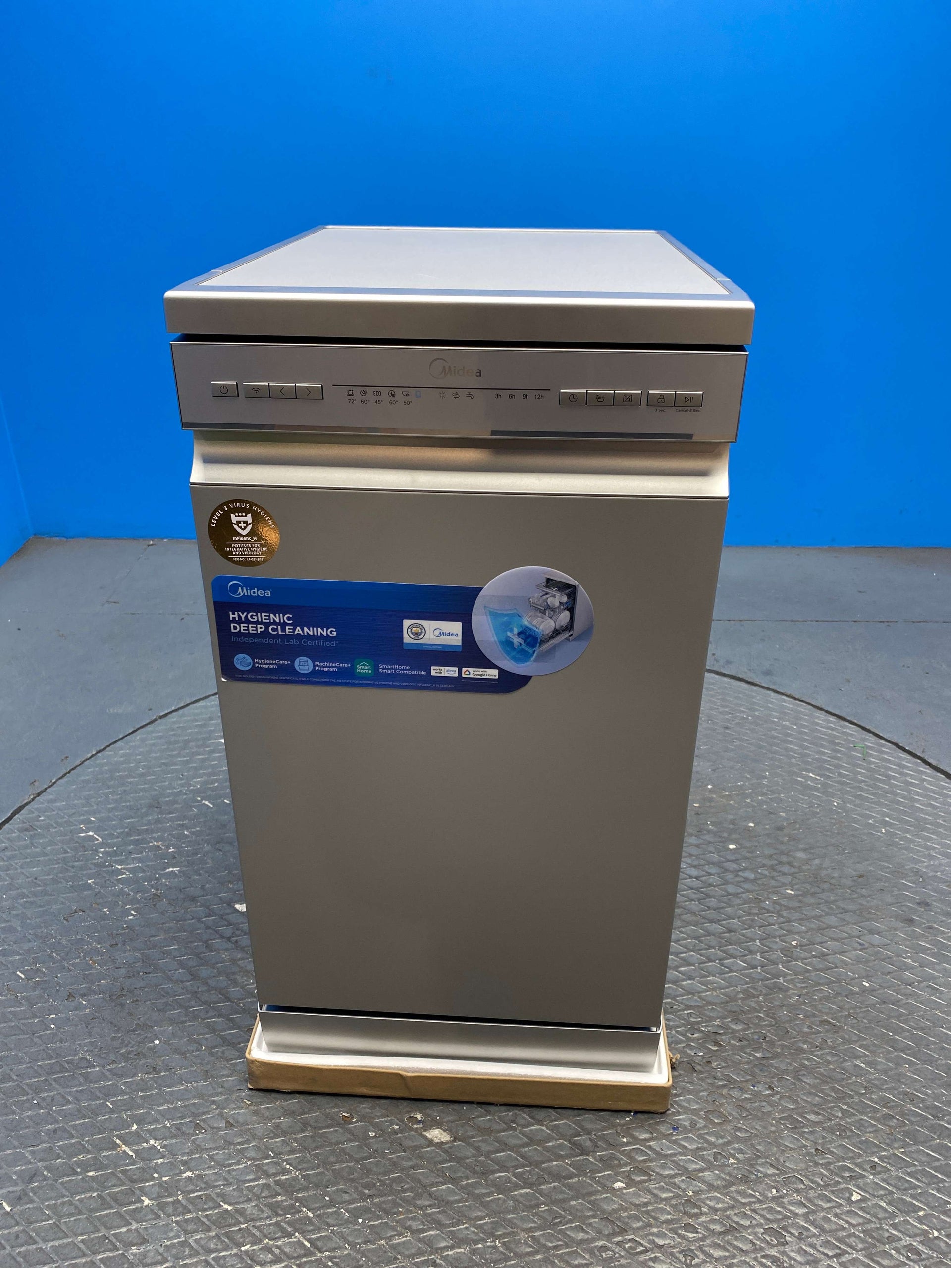 Midea MDWEF1034CS 45cm Slimline 10 Place Dishwasher