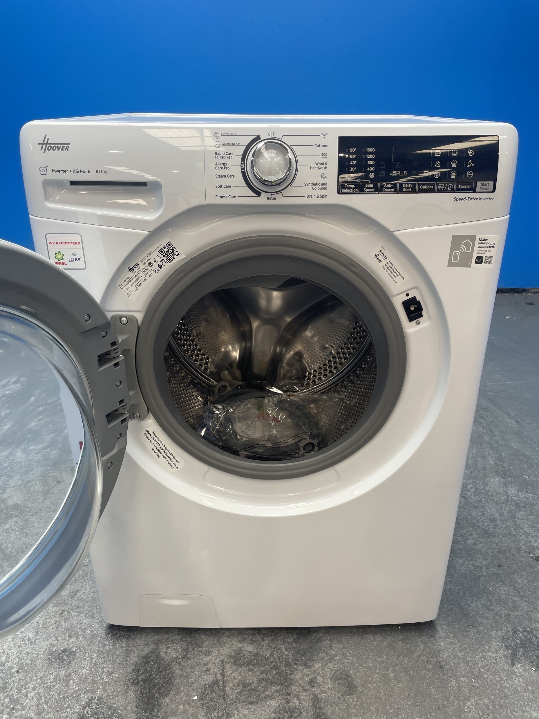 #GRC-159-563 - Hoover H-WASH 350 H3WPS6106TAM6-80 10kg 1600rpm Washing Machine