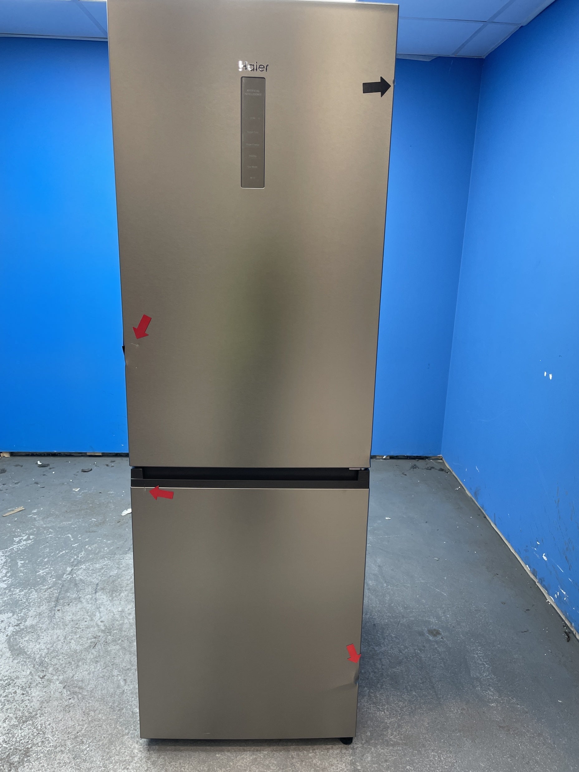 #GRC-157-906 - Haier HDPW3618DNPK 352 Litre No Frost Combi Fridge Freezer