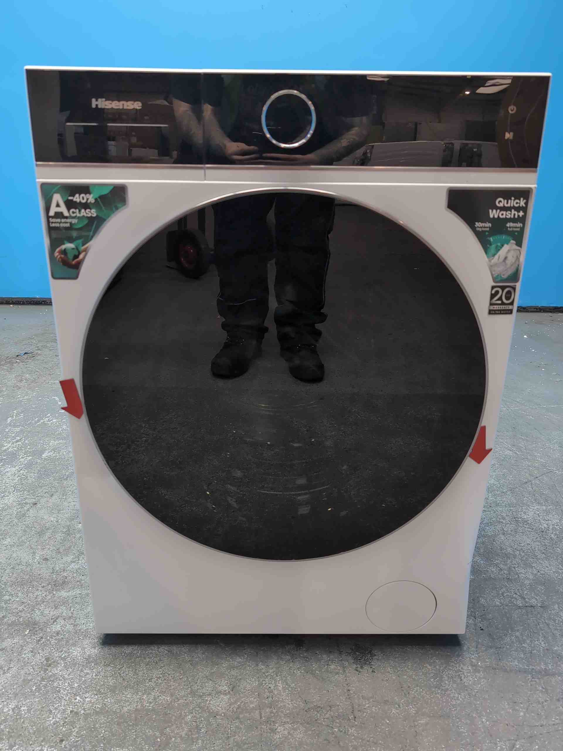 #GRC-161-841 - Hisense WF5I1045BWQ KitchenFit 5i 10.5 kg WiFi Washing Machine