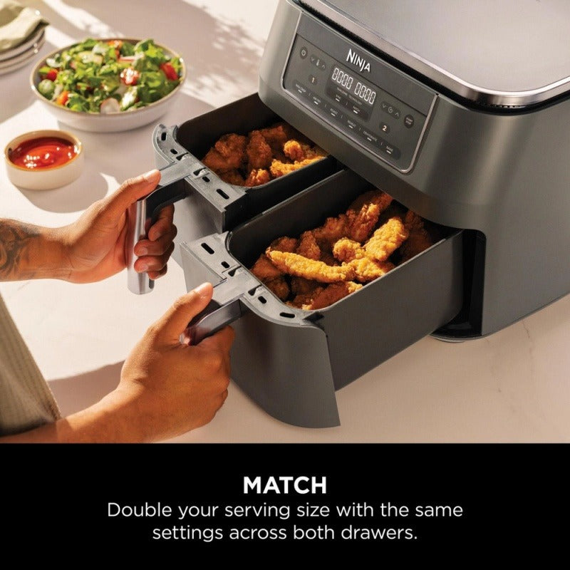 Ninja DZ300UK Dual Zone Air Fryer with Sync/Match Tech – Renew 2 U