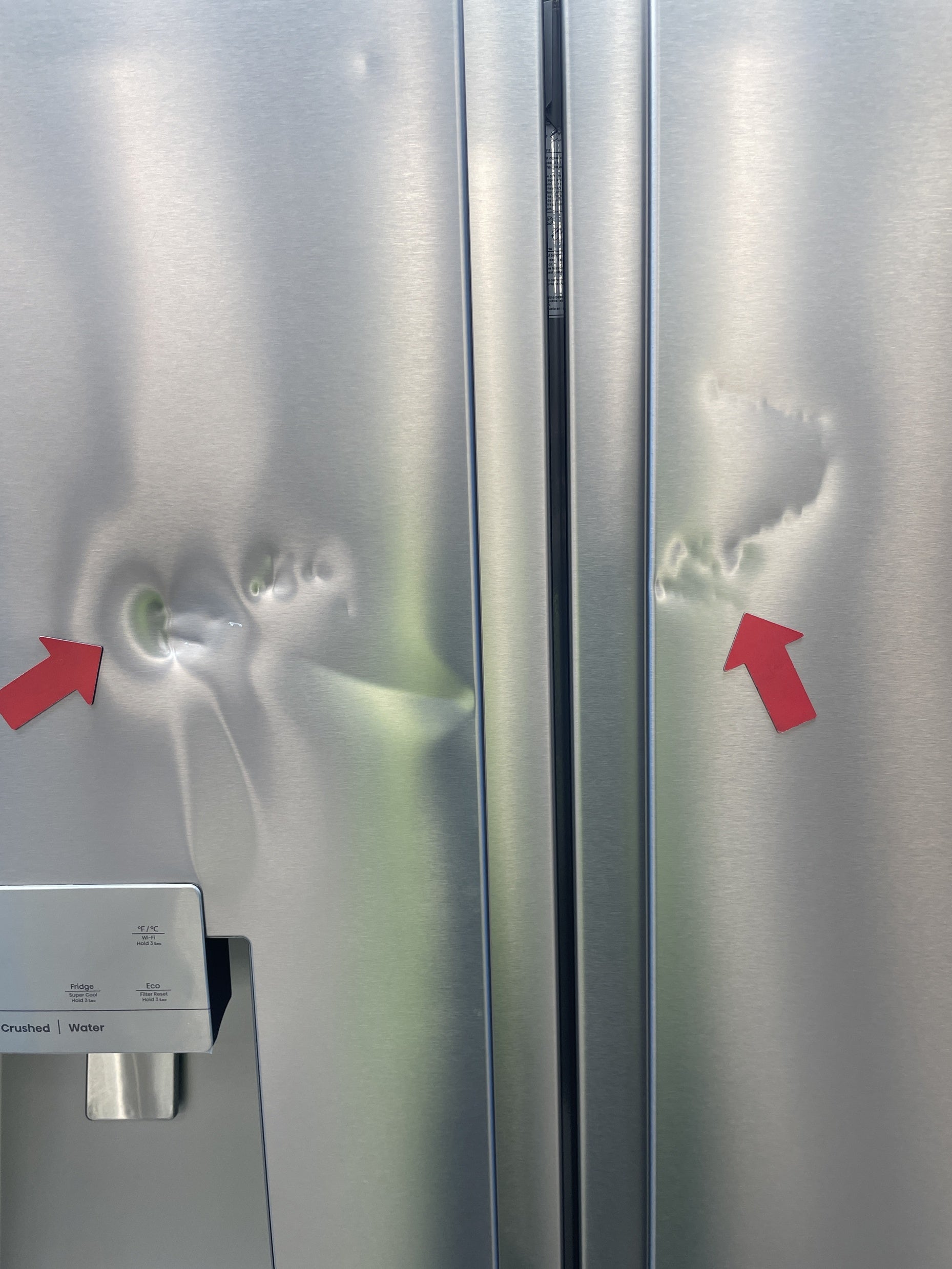 #GRC-157-495 - Hisense 91.4cm French Door Fridge Freezer – 612L, Stainless Steel