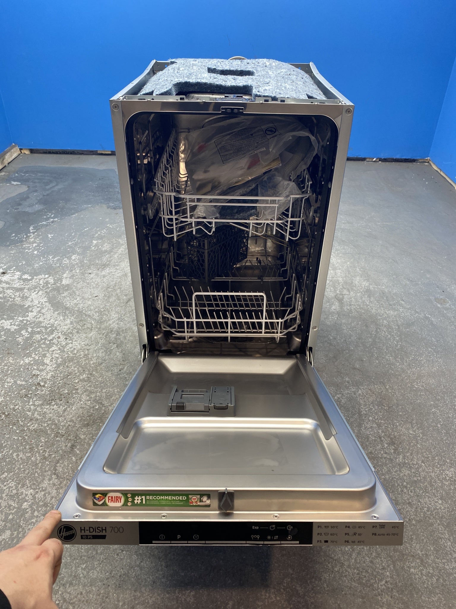 #GRC-153-607 - Hoover HDIH2T1047 Integrated Slimline 10 Place Setting Dishwasher