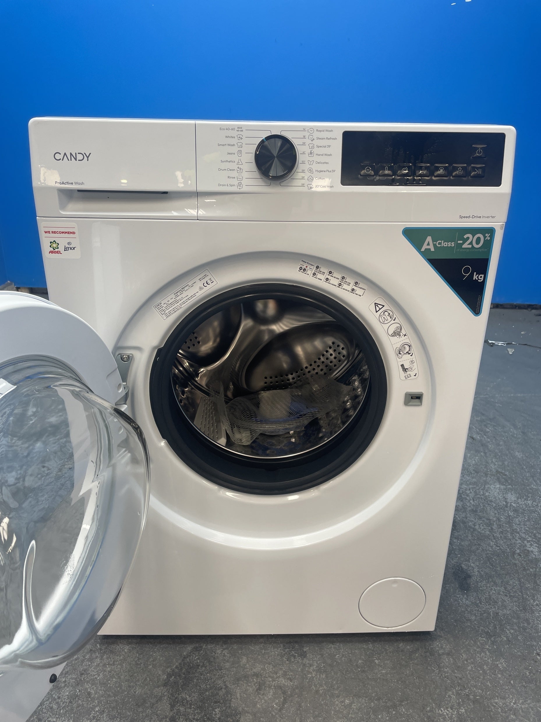 #GRC-158-537 - Candy Quick Pro GD 498-80 9kg 1400rpm Washing Machine