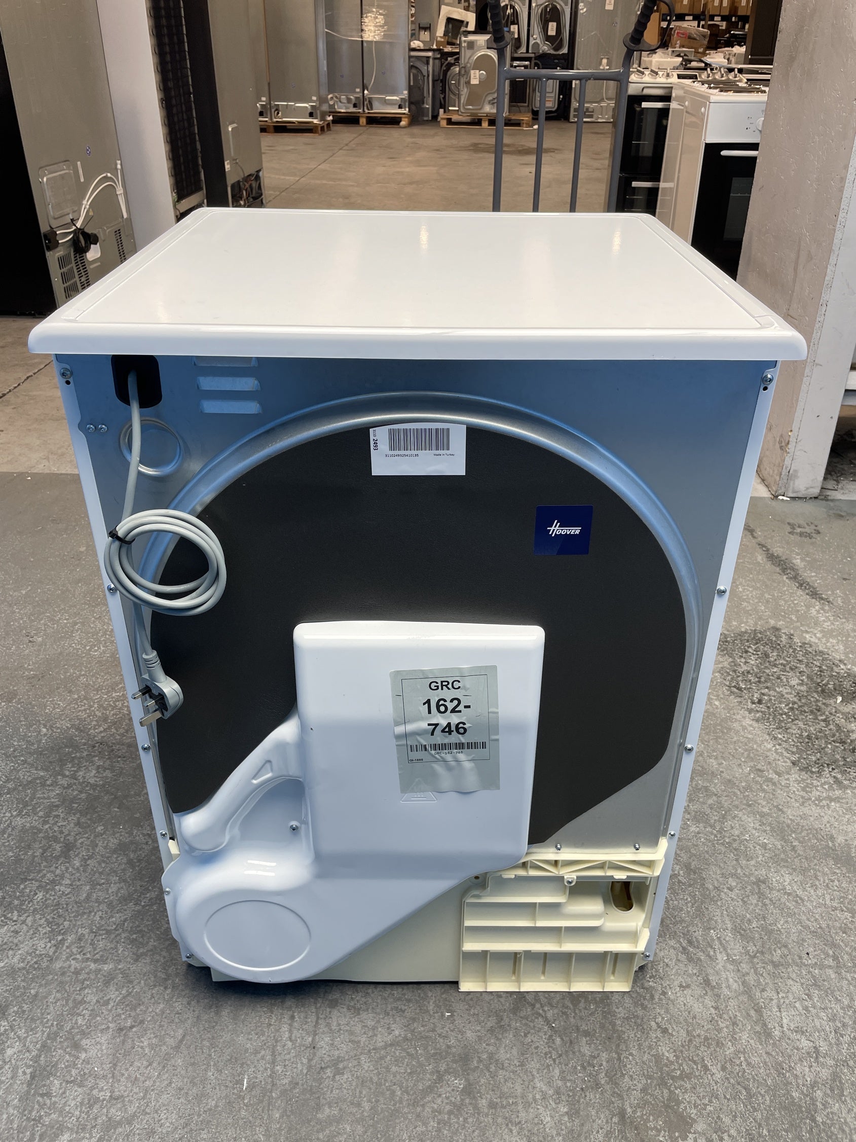 #GRC-162-746 - Hoover 8kg Condenser Tumble Dryer – WiFi Connected, White, B Energy Rating