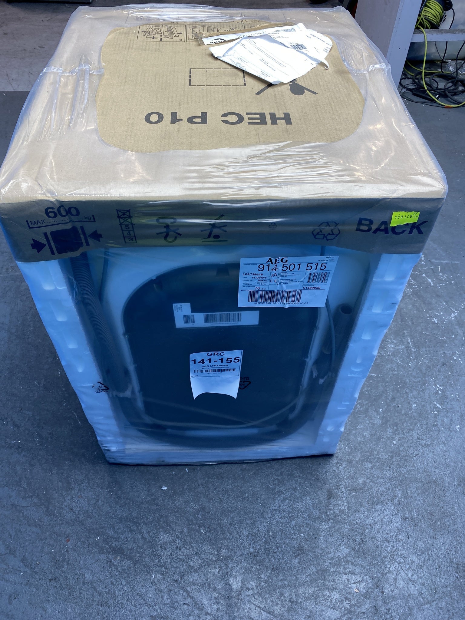 AEG LFR73944B 7000 ProSteam 9kg 1400rpm Washing Machine