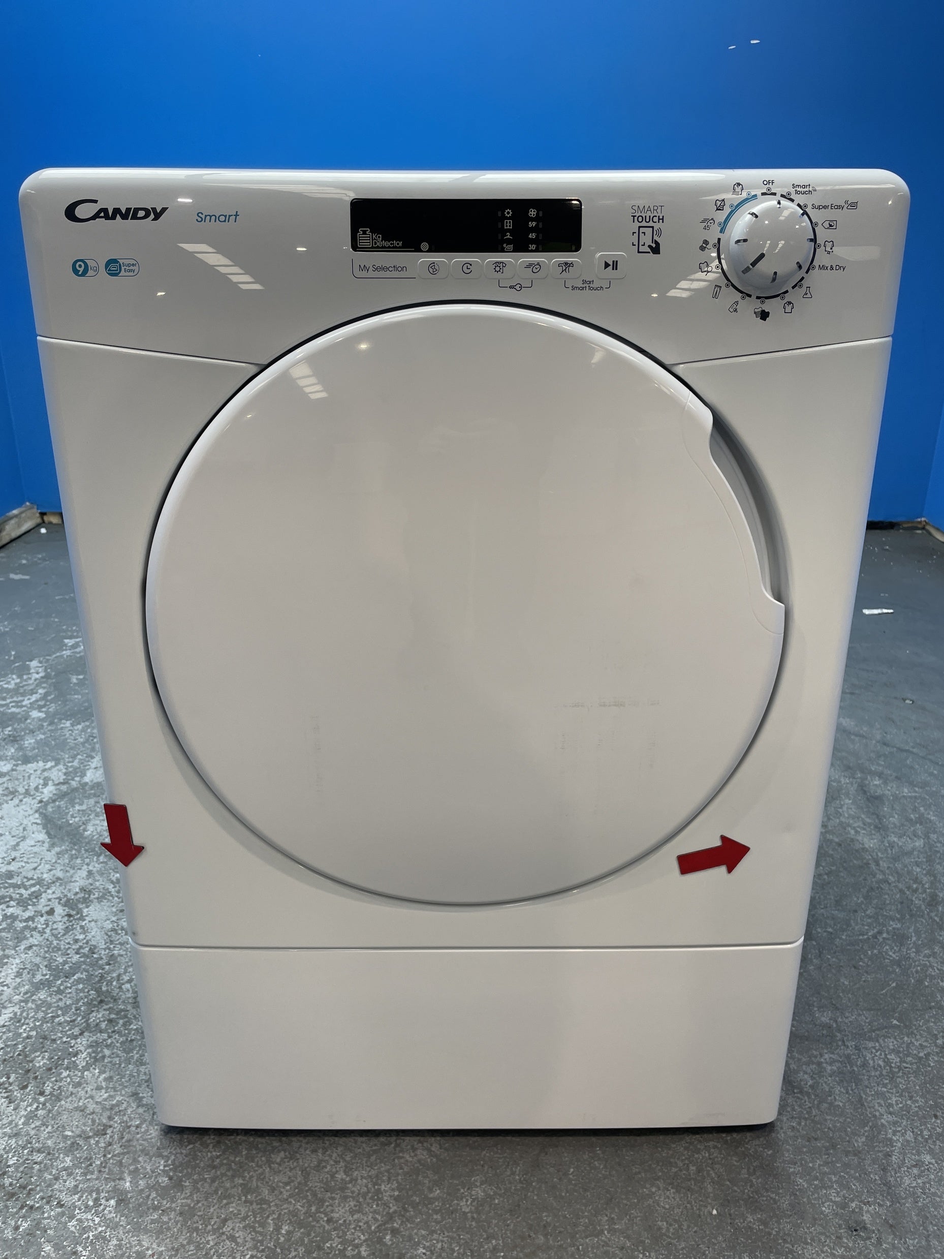#GRC-155-554 - Candy CSEV9DF 9kg Vented Smart Tumble Dryer