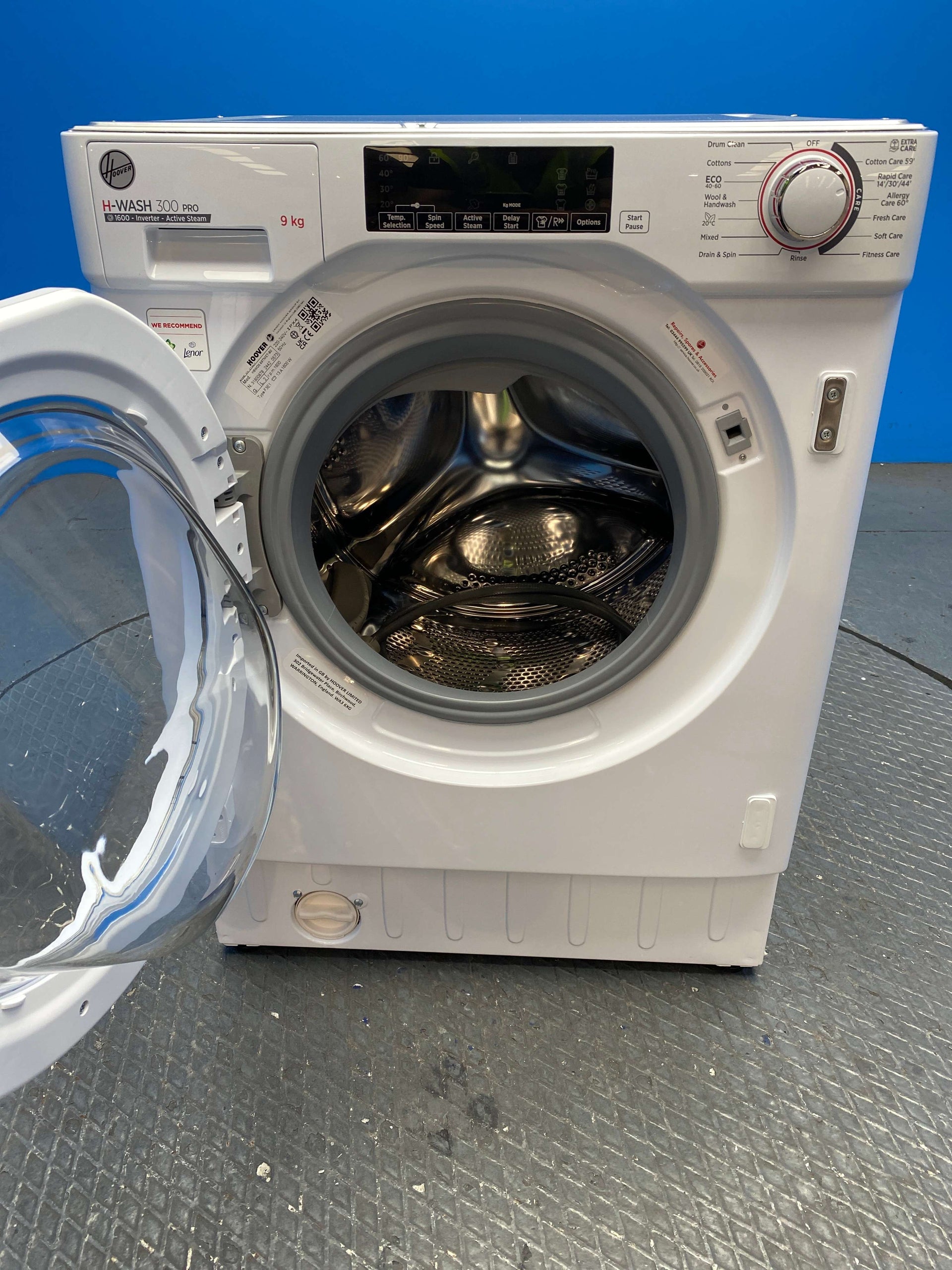 Hoover HBWOS69TMET Integrated  9kg 1600 Spin Washing Machine