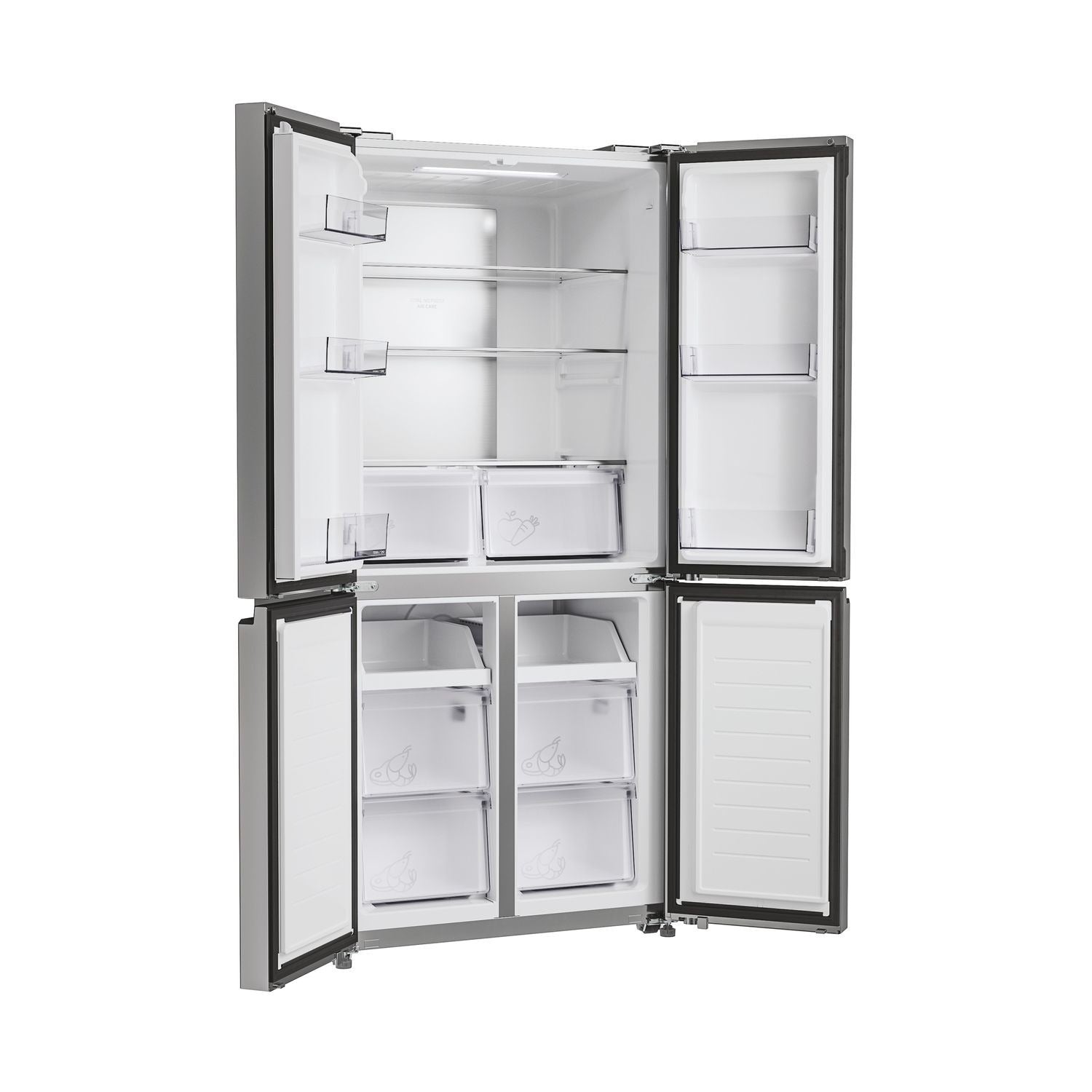 Hoover HHCR3818ENPL 463 Litre 4 Door No Frost Fridge Freezer – Renew 2 U