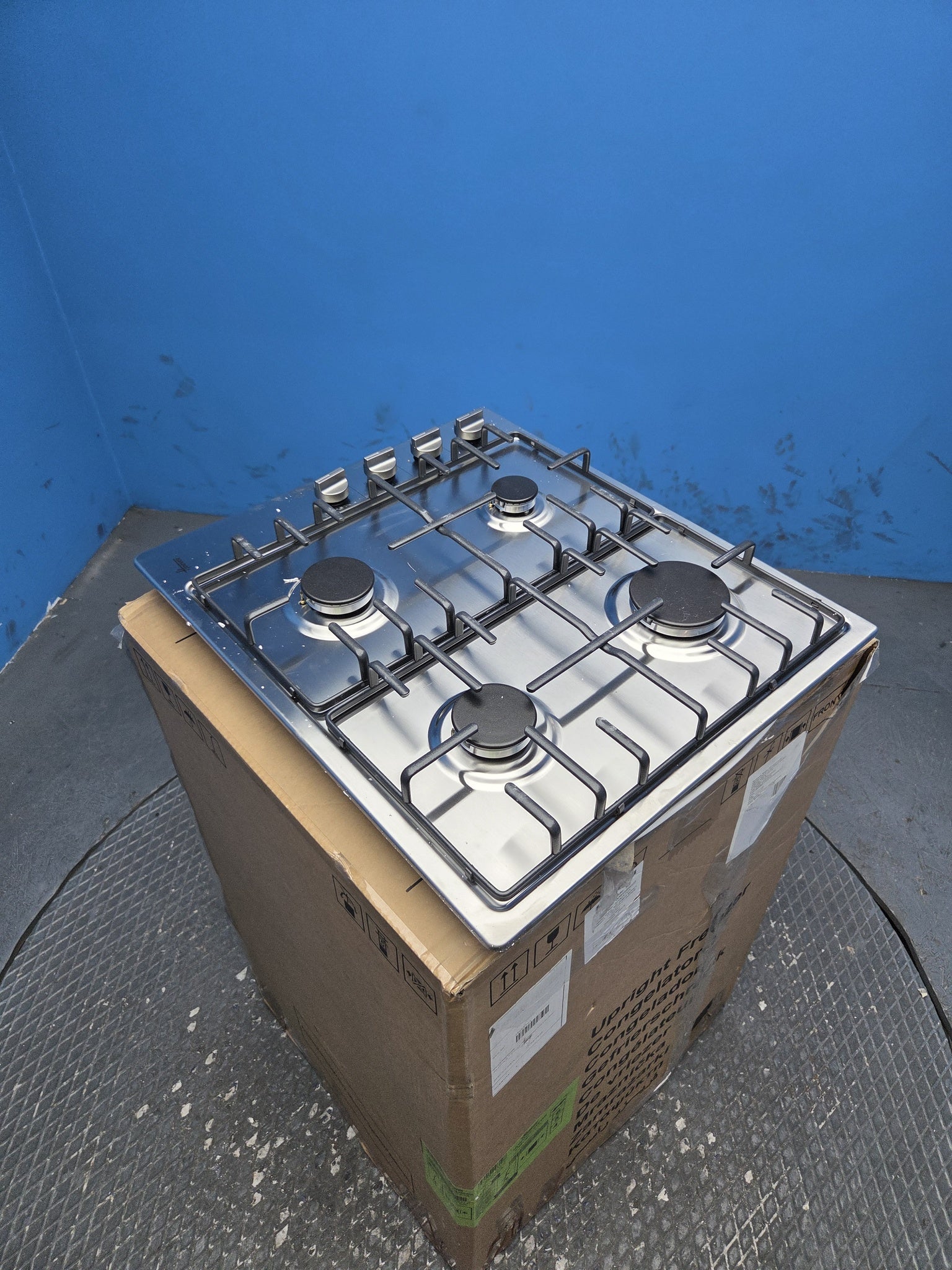 Hoover HHW6LK3X 60cm 4-Burner Stainless Steel Gas Hob