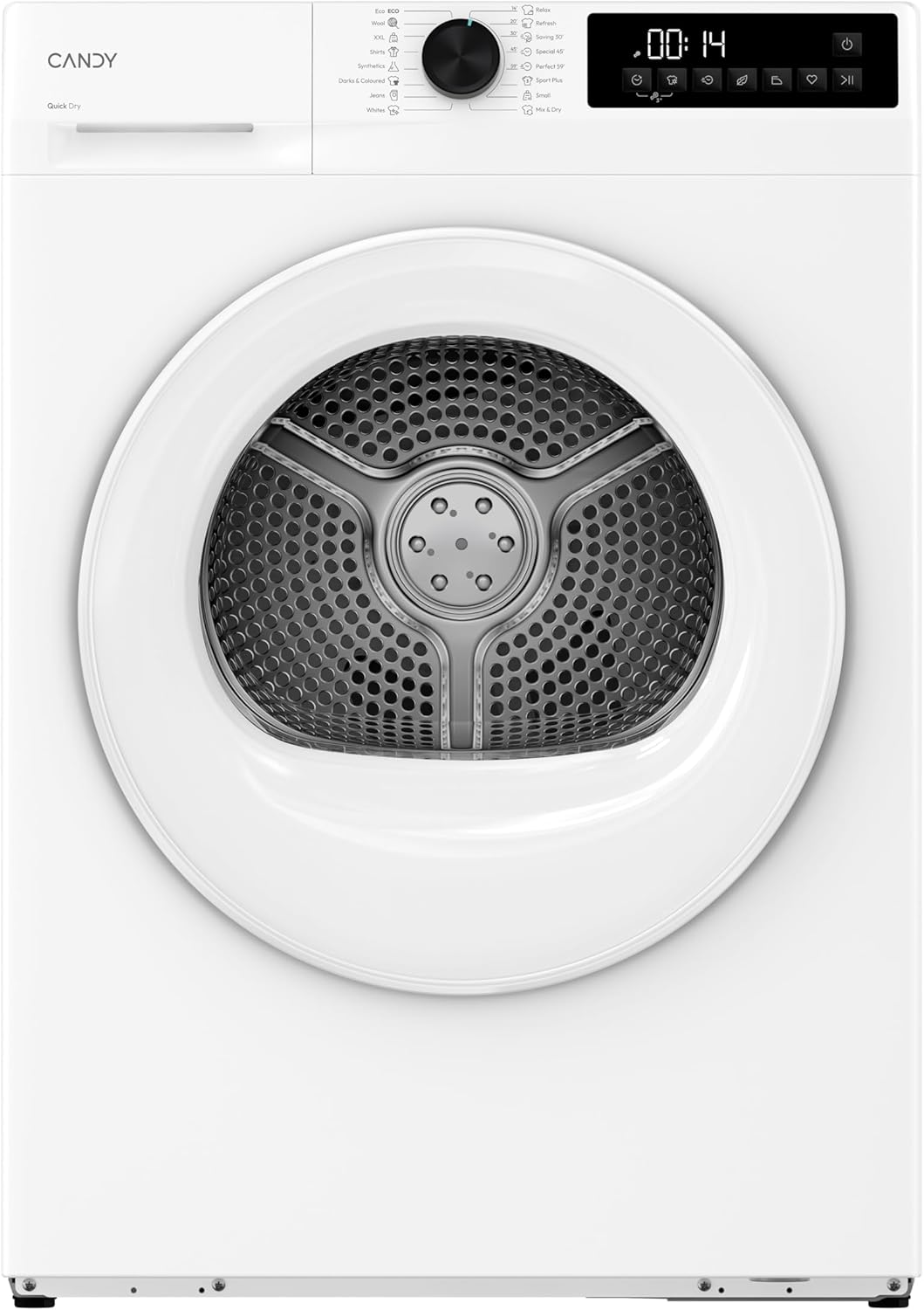 8kg Heat Pump Tumble Dryer A+ Rated Sensor Dry White – Renew 2 U