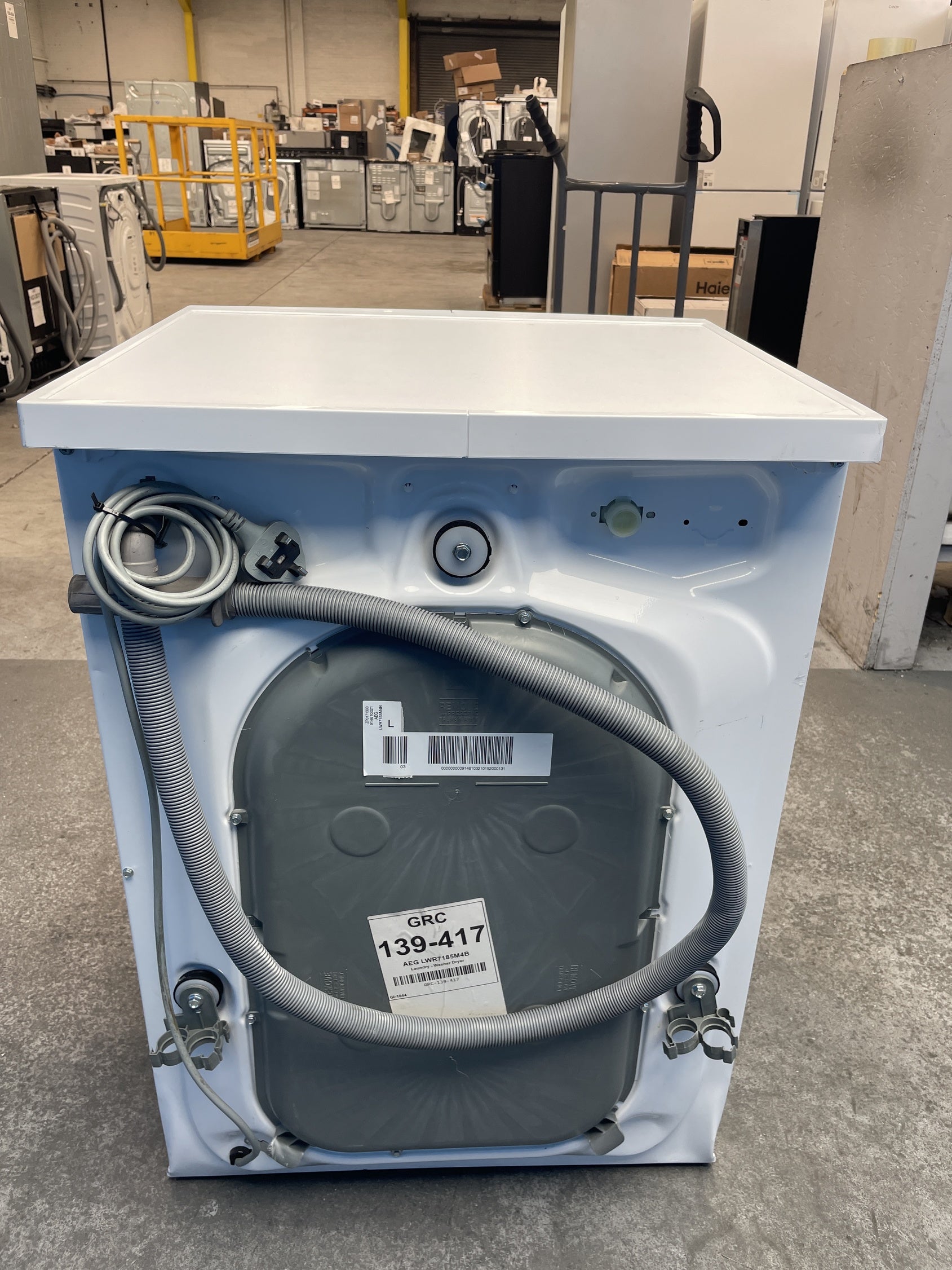 #GRC-139-417 - AEG LWR7185M4B ProSteam 8/5kg 1400rpm Washer Dryer
