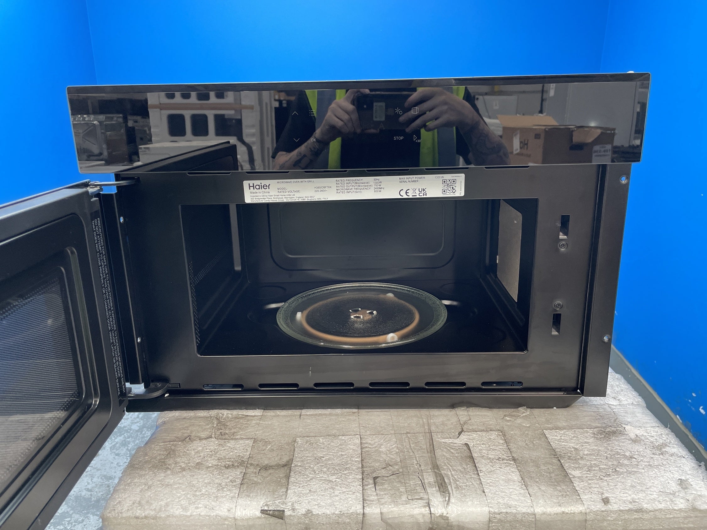 #GRC-159-336 - Haier ID Series 2 H38SIDBF7XK Built-in Microwave with Grill