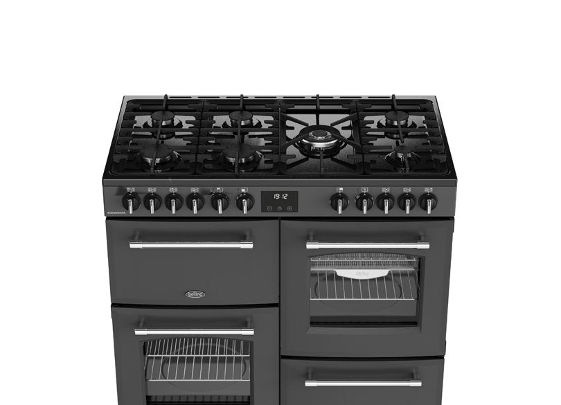Belling Farmhouse 444411828 100cm Dual Fuel Range Cooker Anthracite – Renew 2 U