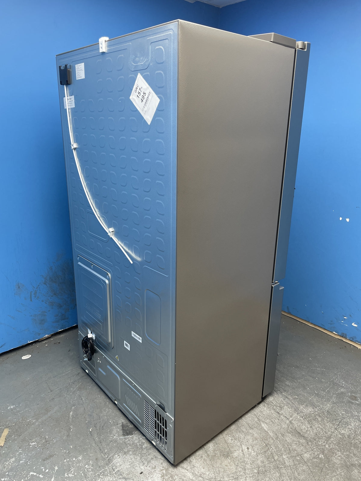 #GRC-157-495 - Hisense 91.4cm French Door Fridge Freezer – 612L, Stainless Steel