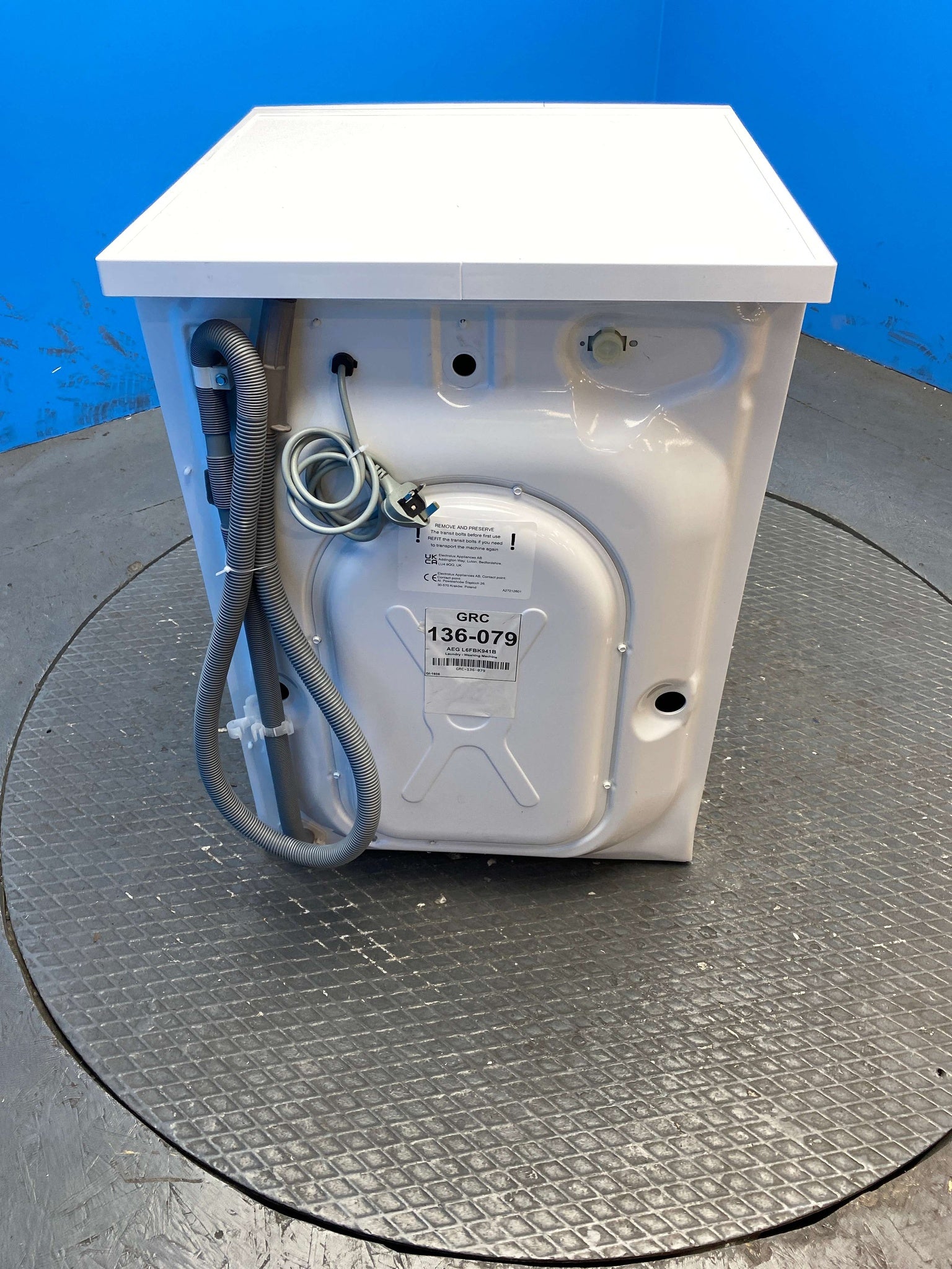 AEG 9kg 1400 Spin Washing Machine with ProSense