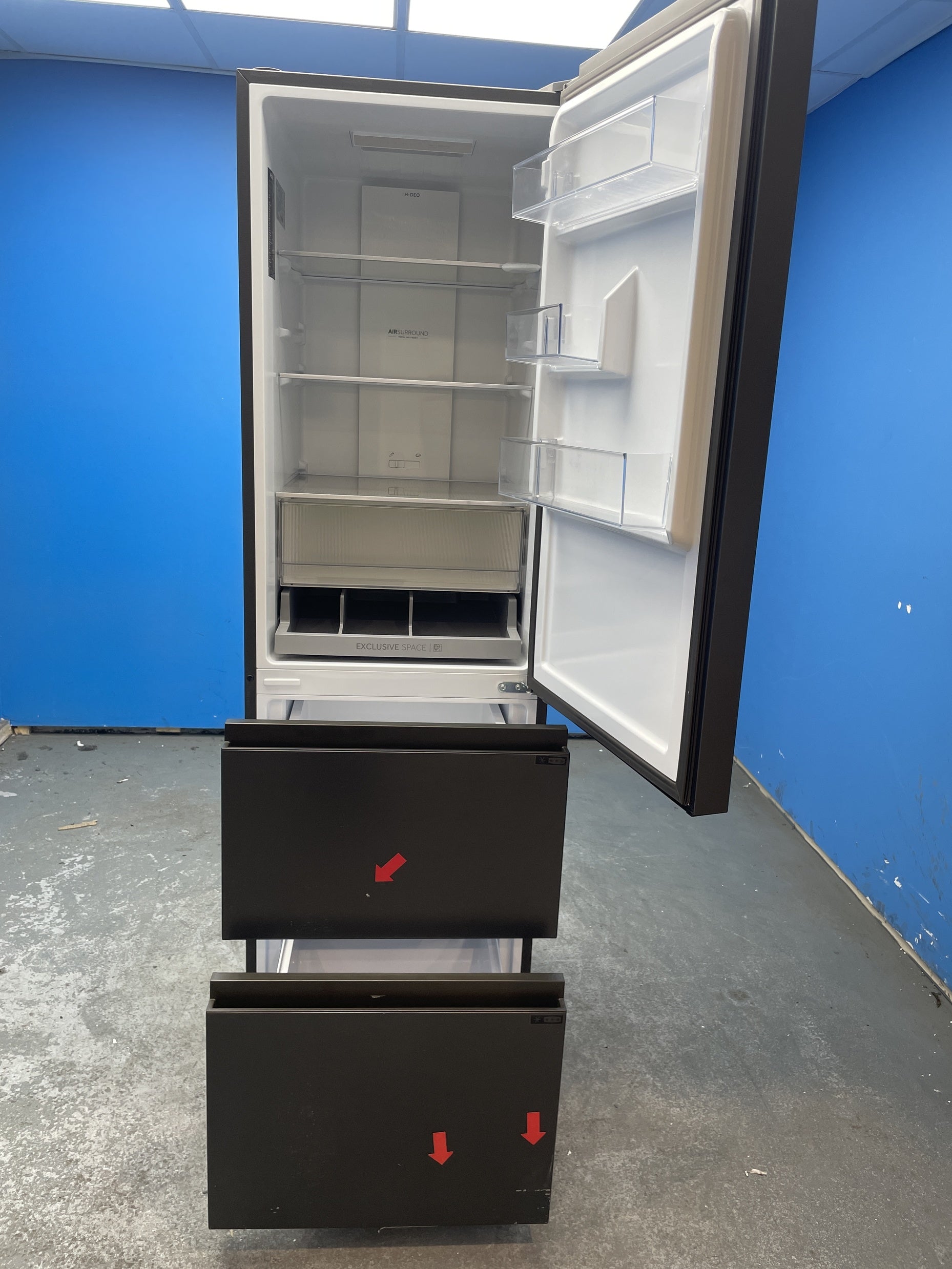 #GRC-157-745 - Haier HTR3518ENMTK 3D 55 Series 3 Total No Frost Fridge Freezer