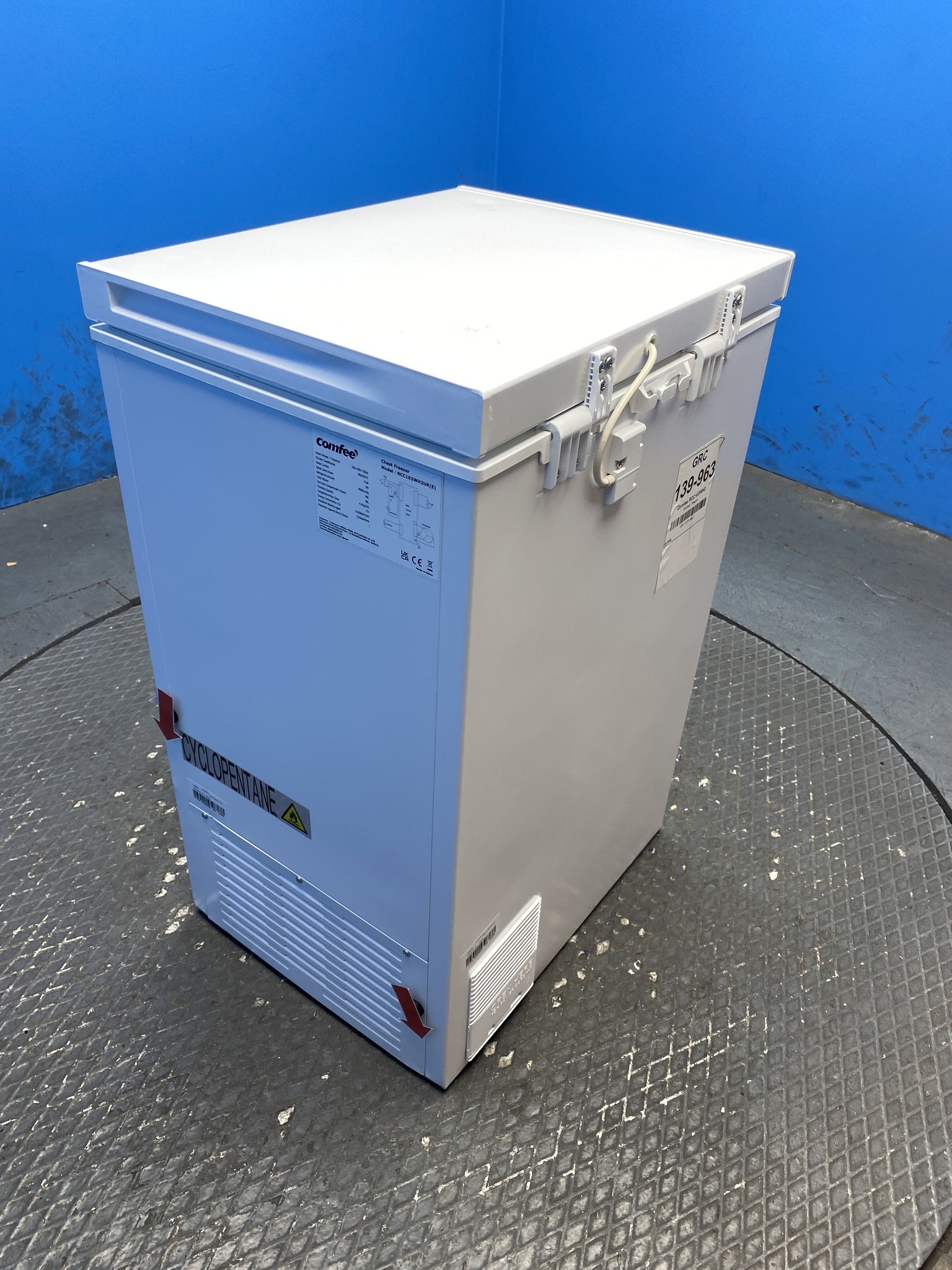 COMFEE RCC102WH2UK(E) 99L Dual Mode & Inverter Chest Freezer