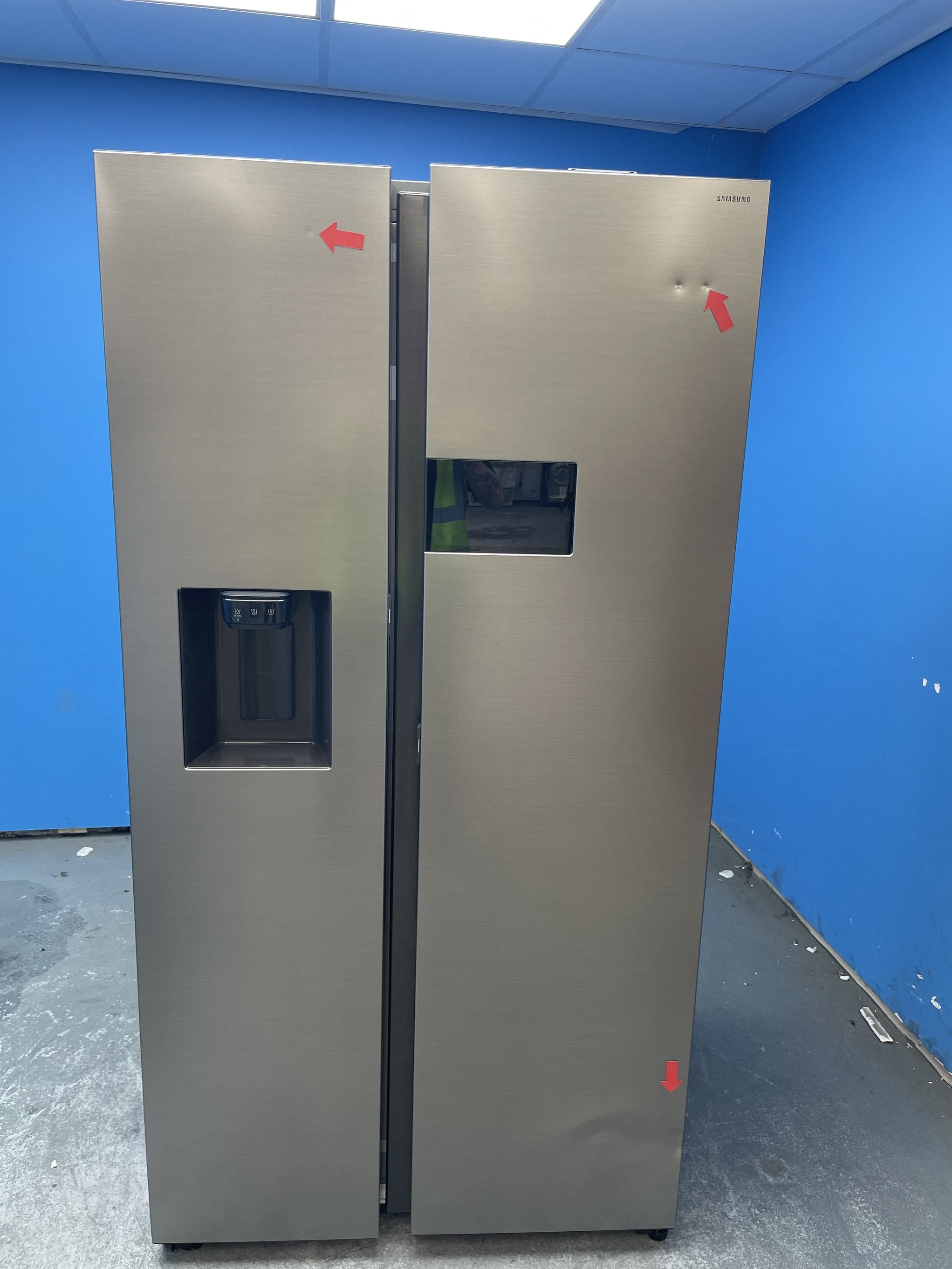 #GRC-158-125 - Samsung Series 9 RS90F64EDT Bespoke AI American Style Fridge Freezer