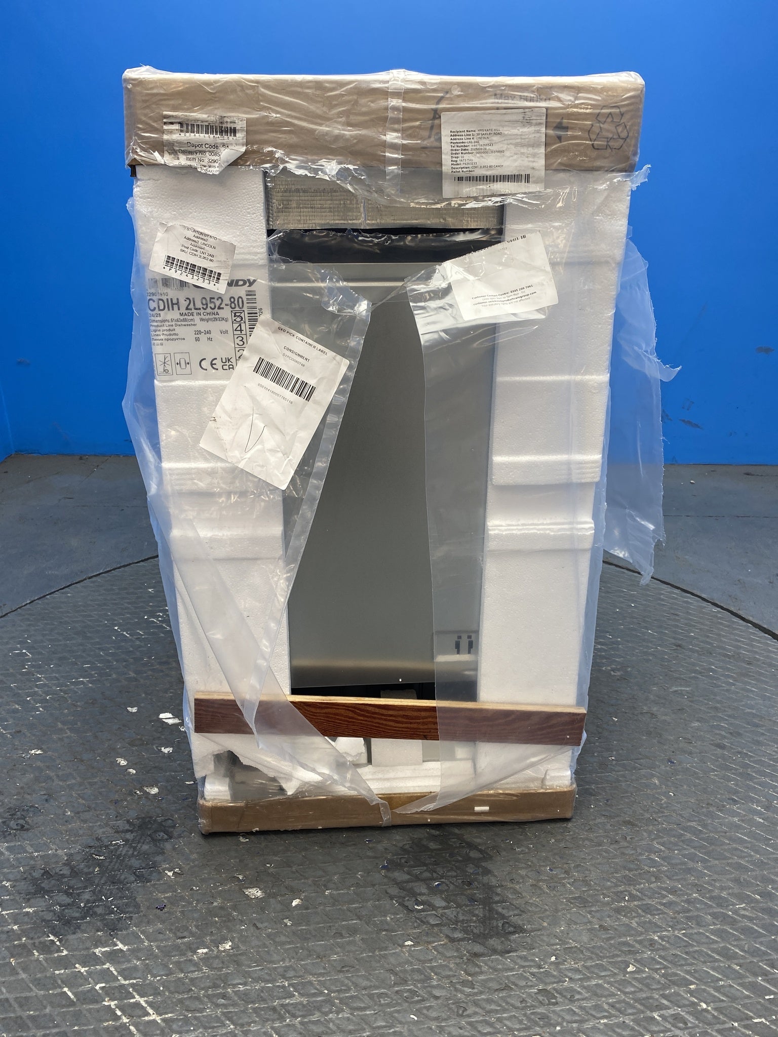 Candy Brava CDIH2L952 Intergrated Slimline 9 Place Dishwasher