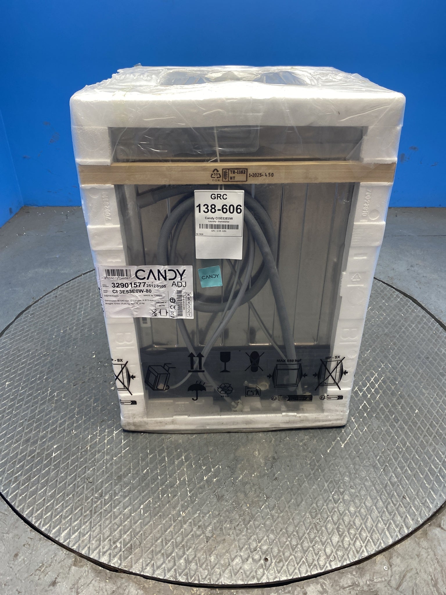 Candy CI3E53E0W Integrated 13 Place Setting Dishwasher