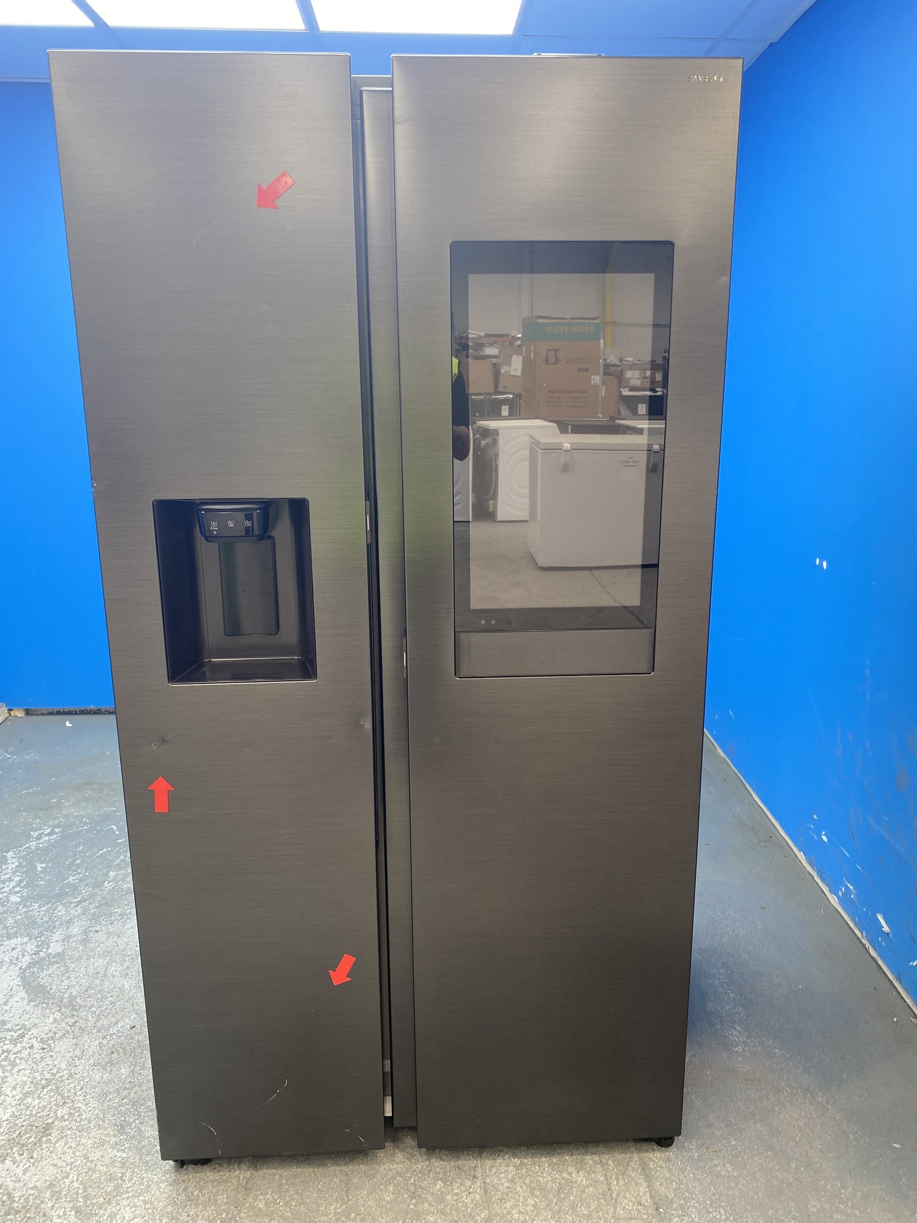 #GRC-157-233 - Samsung RS90F66BEFEU Family Hub American Fridge Freezer